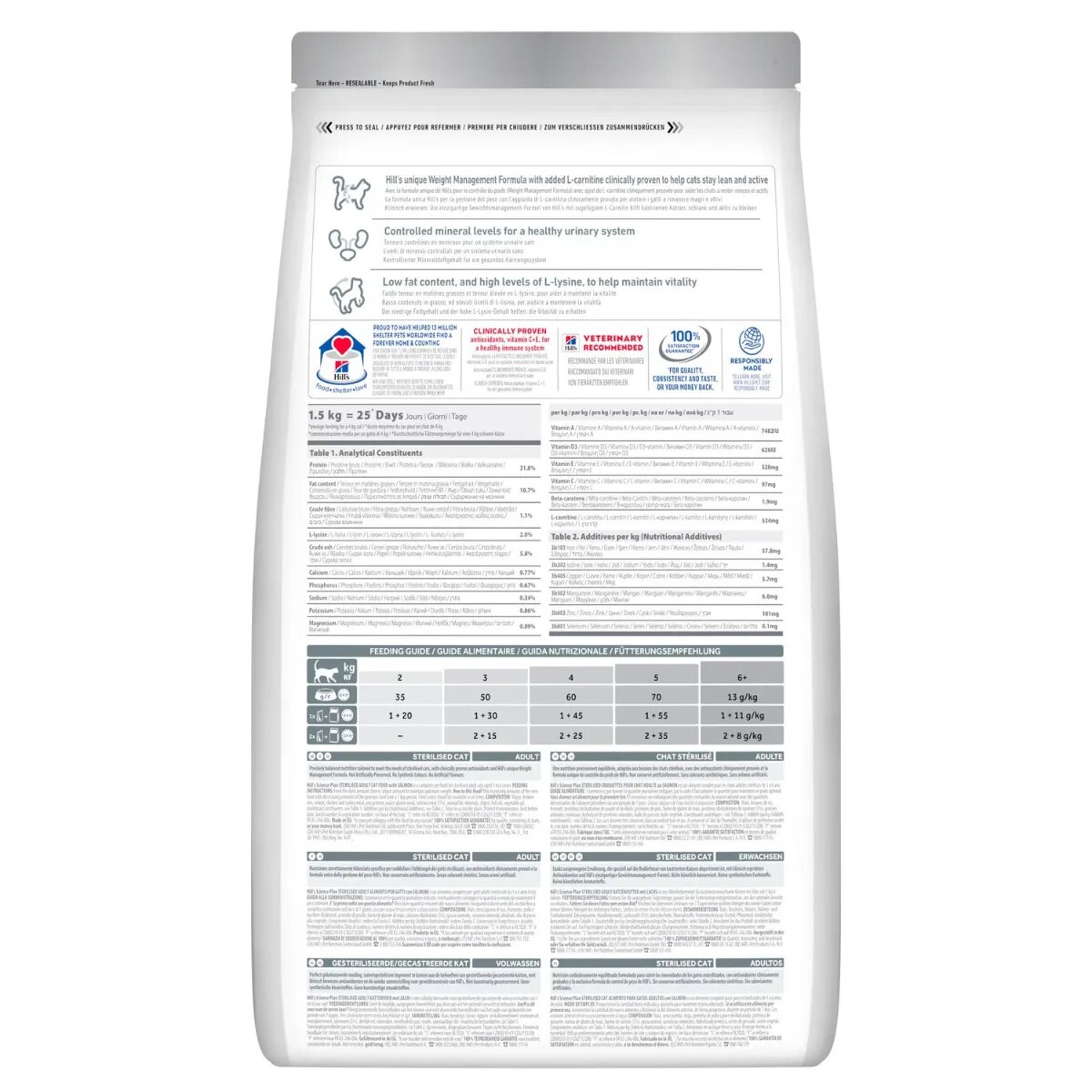 HILL'S Science Plan Sterilised Somon hrană uscată pisici sterilizate 300g