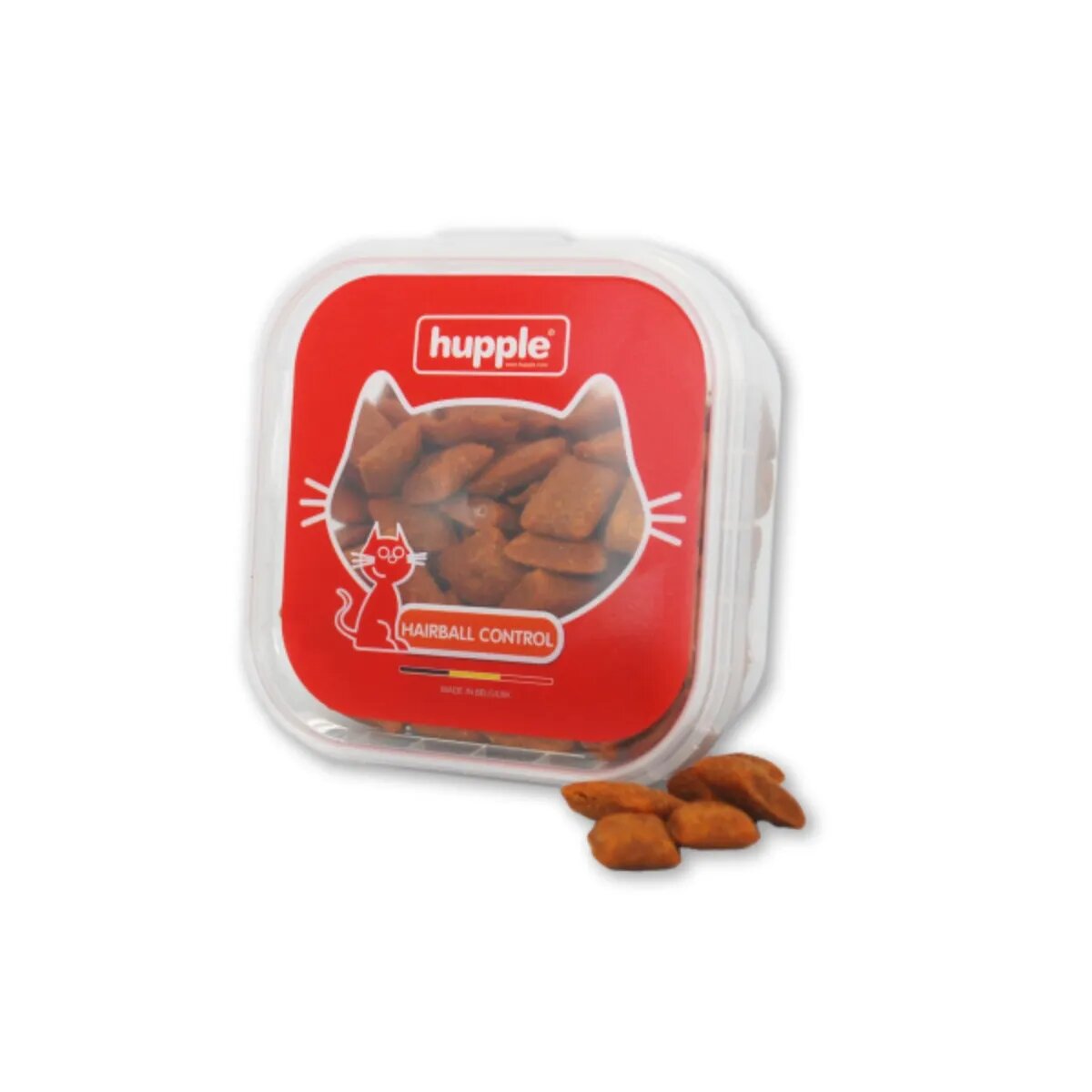Hupple Hairball Control Carne cutie recompense pisici limitarea ghemurilor de blană 60g