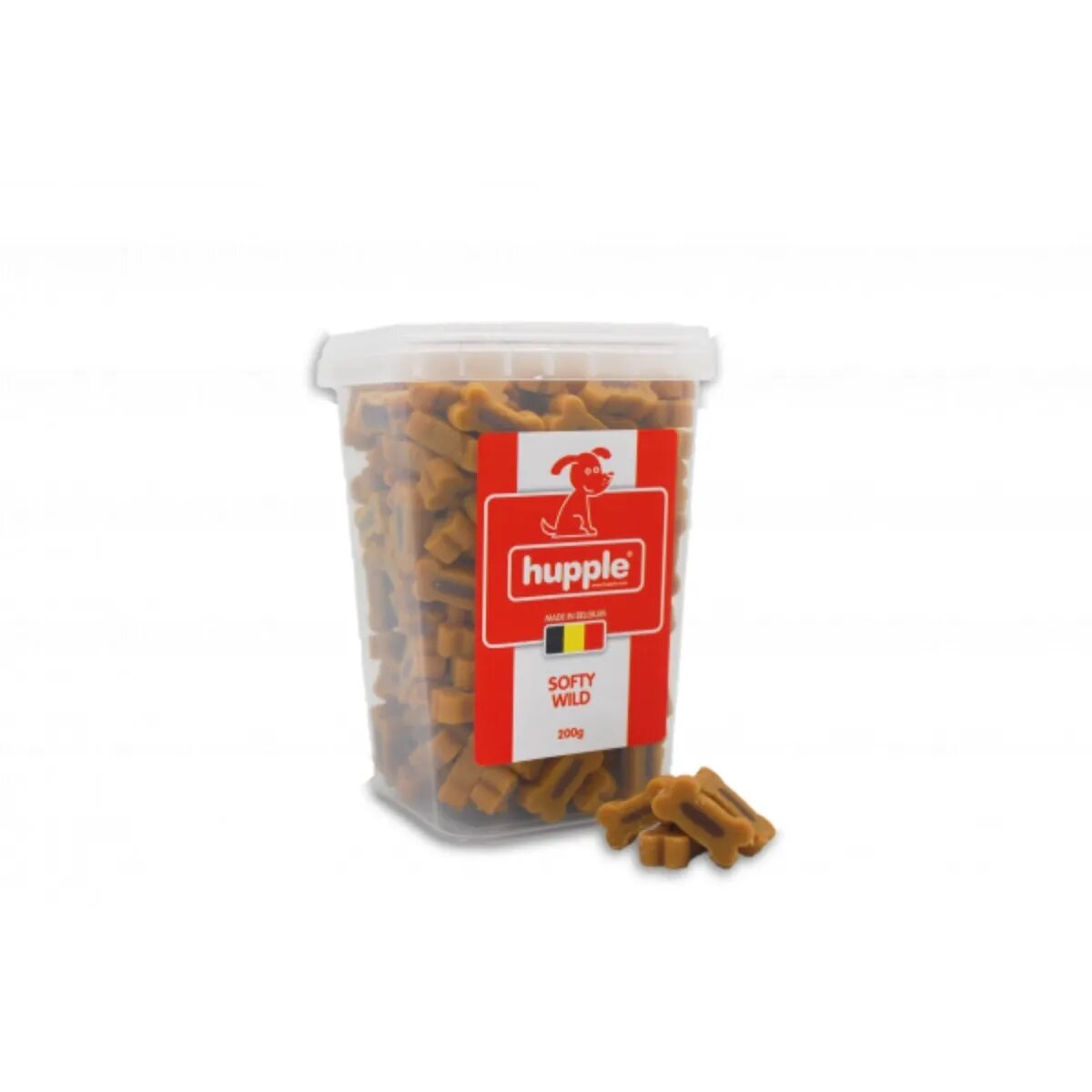 Hupple Softy Wild XS-XL Pasăre și Vânat cutie recompense câini 200g