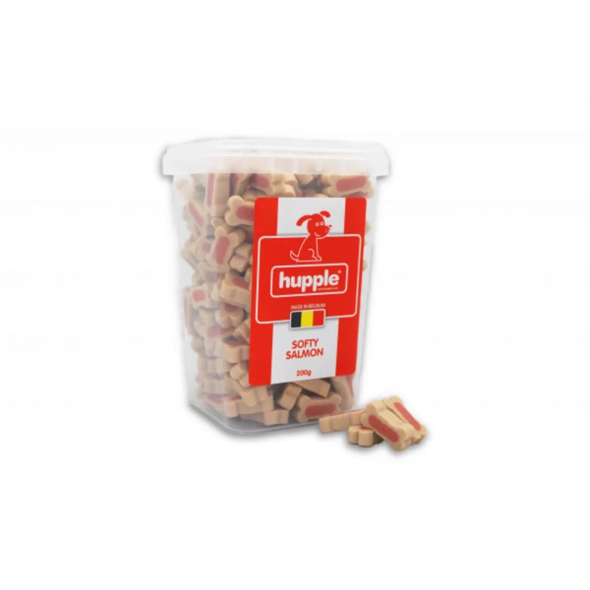 Hupple Softy XS-XL Somon cutie recompense câini 200g