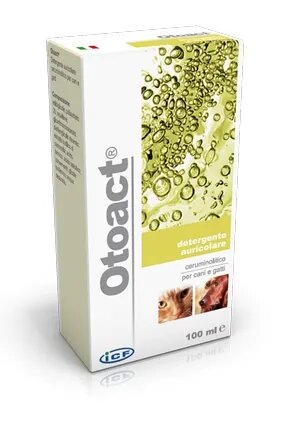 ICF Otoact XS-XL soluție igiena urechilor câini și pisici flacon 100ml