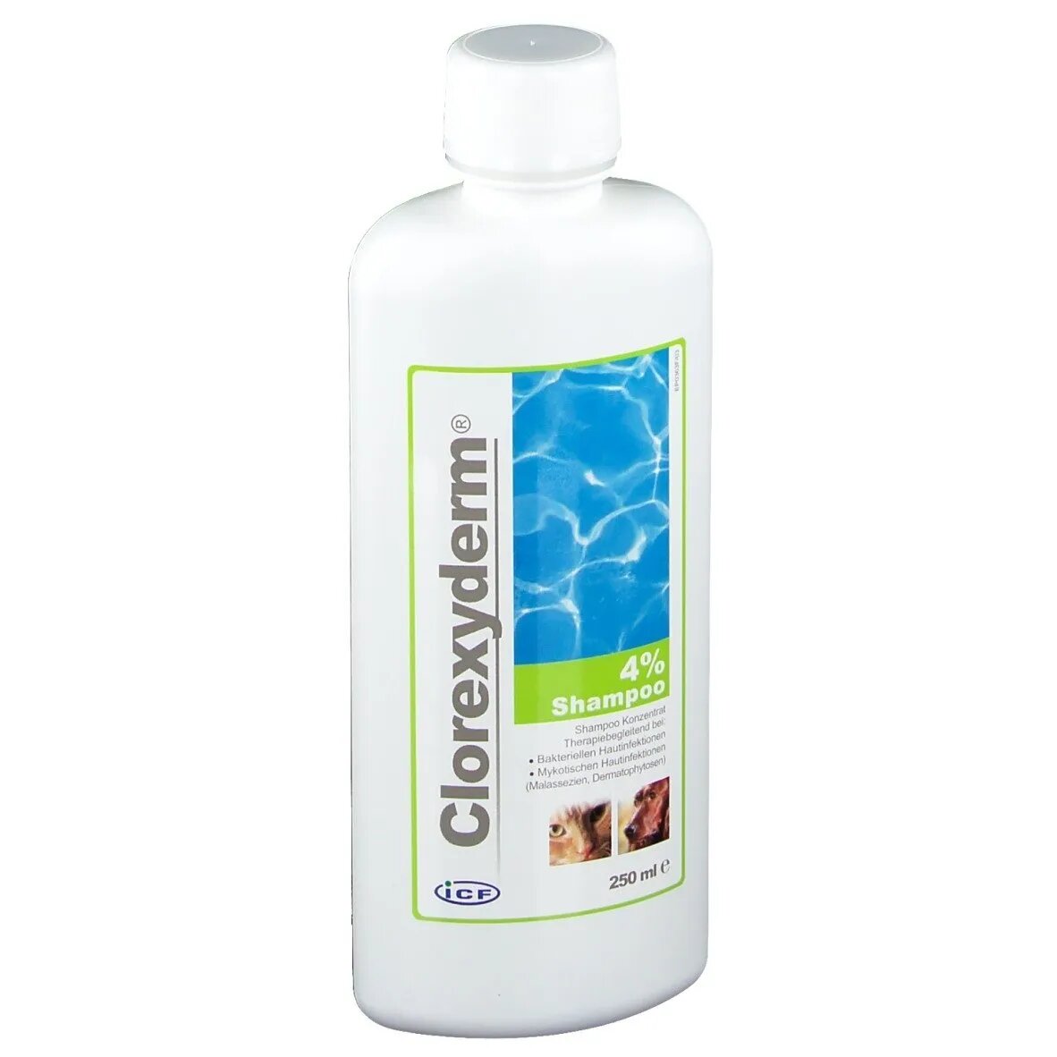 ICF Sampon pentru Caini si Pisici Clorexyderm 4% 250 ml