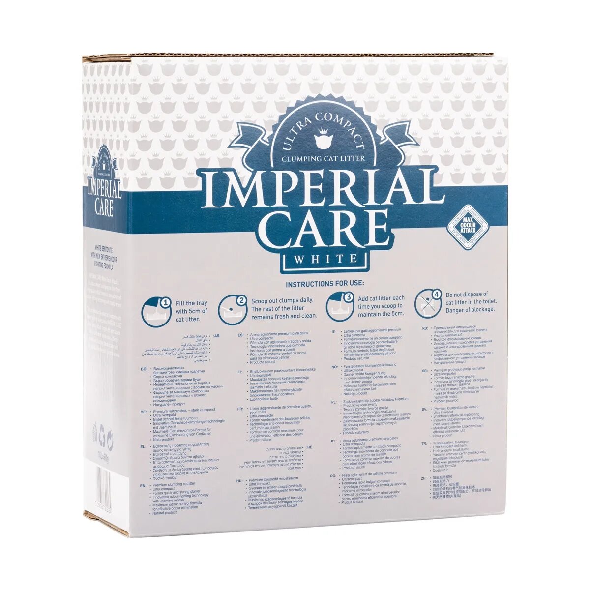 Imperial Care Iasomie așternut igienic pisici granule bentonită aglomerant fără praf 10l