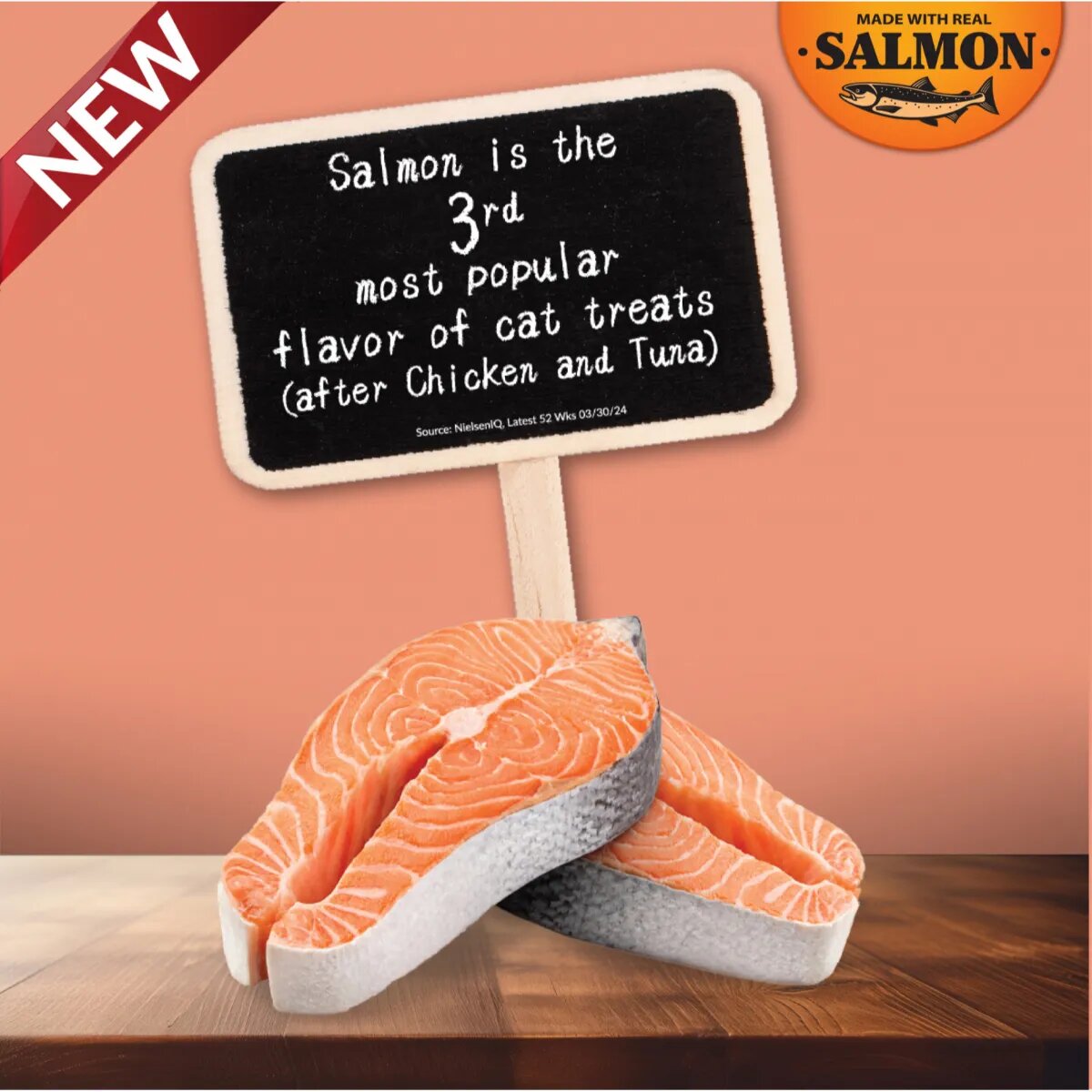 Inaba Churu Creamy Somon plic recompense fără cereale pisici (piure) 56g