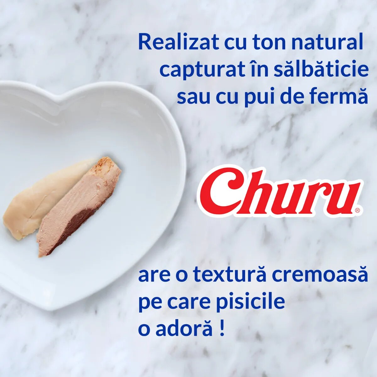 Inaba Churu Creamy Varieties Ton cutie recompense fără cereale pisici (piure) 560g