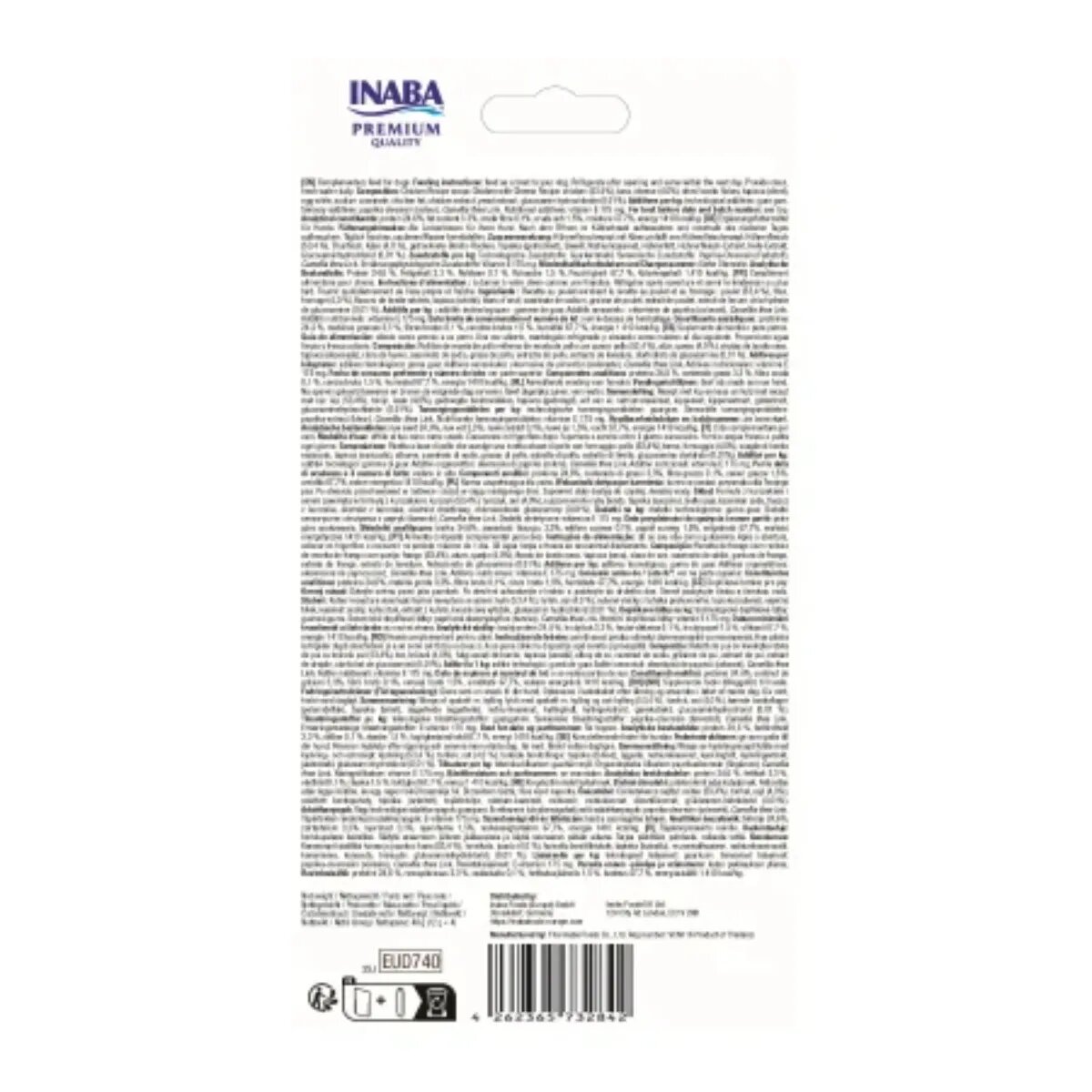 Inaba Churu Rolls Joint Support XS-XL Pui și Brânză punguță recompense funcționale fără cereale câini sistem articular 48g