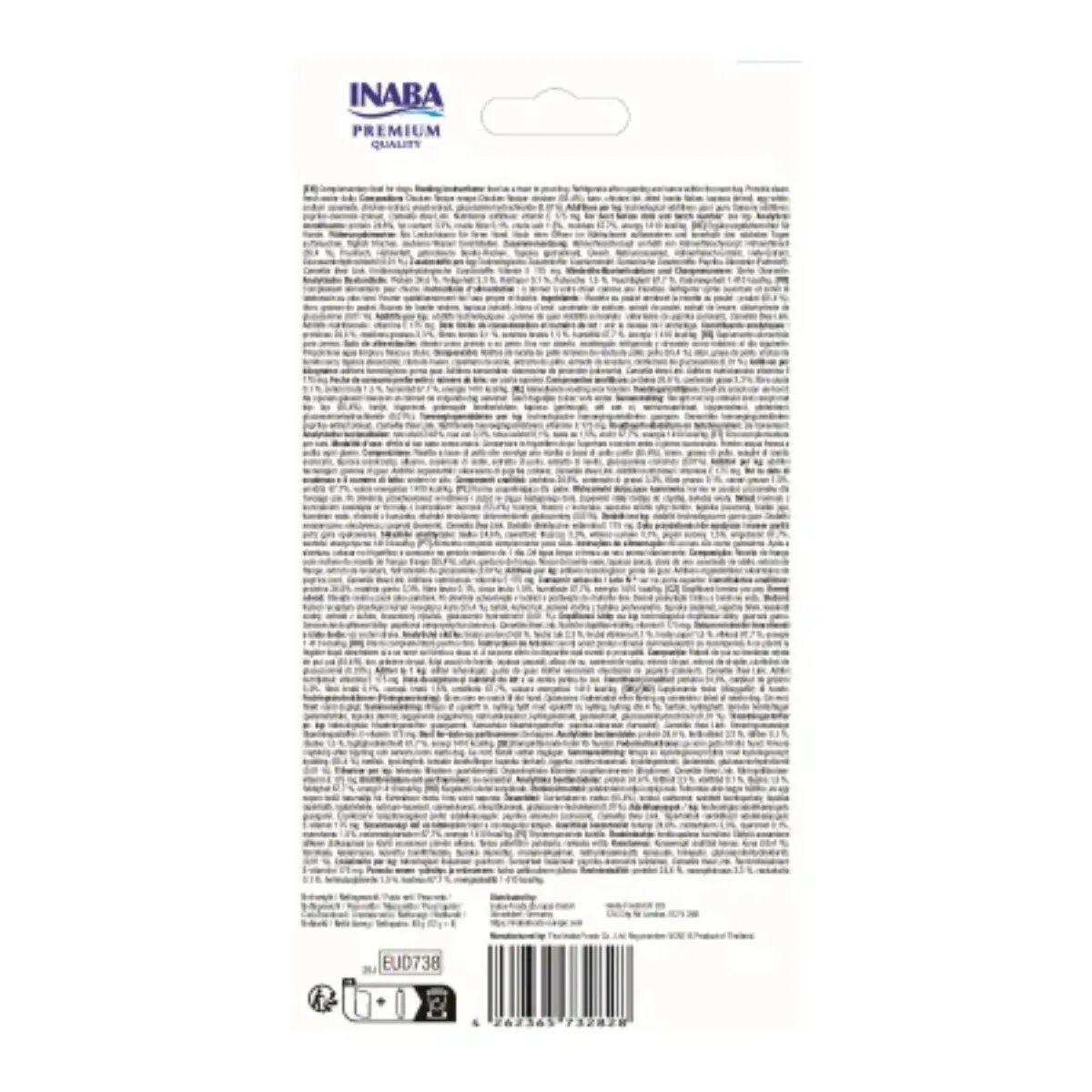 Inaba Churu Rolls Joint Support XS-XL Pui și Ton punguță recompense funcționale fără cereale câini sistem articular 48g