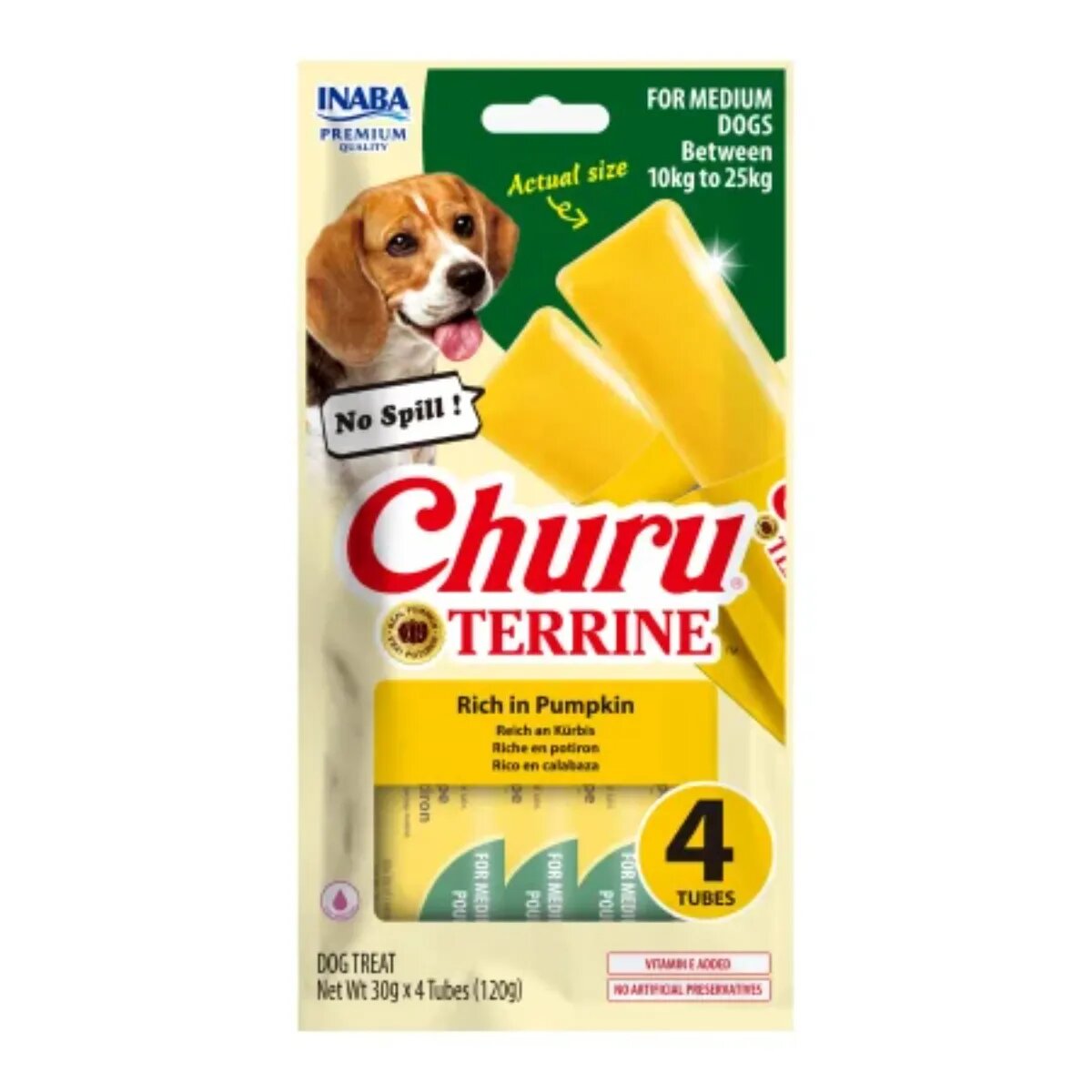 Inaba Churu Terrine Medium M dovleac punguță recompense câini 60g