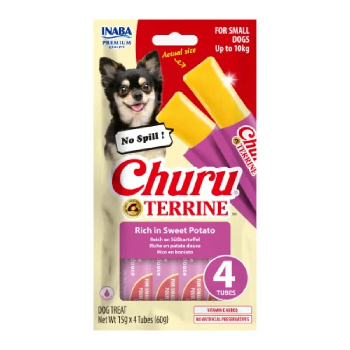 Inaba Churu Terrine Mini XS-S Cartof Dulce punguță recompense câini 60g