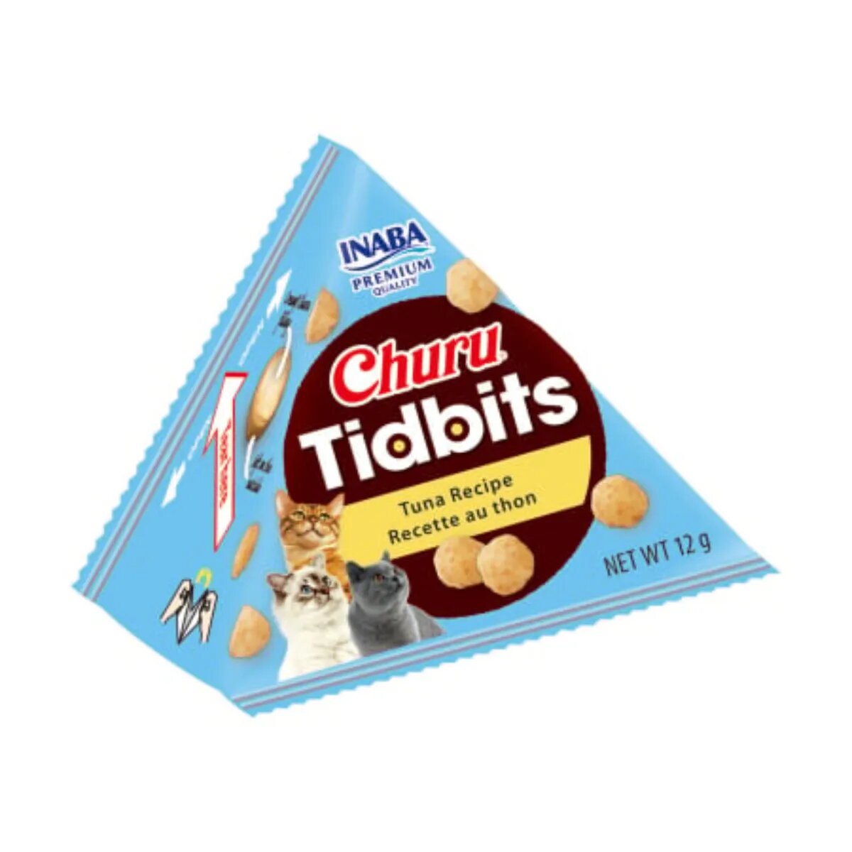 Inaba Churu Tidbits Pui și Ton punguță recompense fără cereale pisici 36g