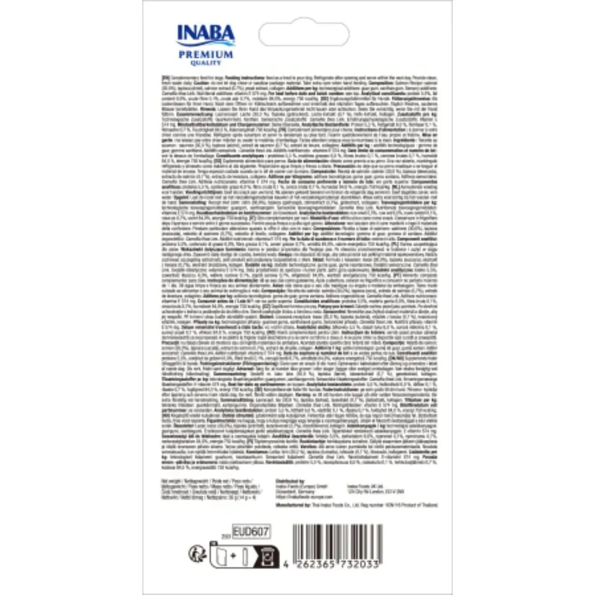 Inaba Churu XS-XL Somon punguță recompense fără cereale câini (piure) 56g