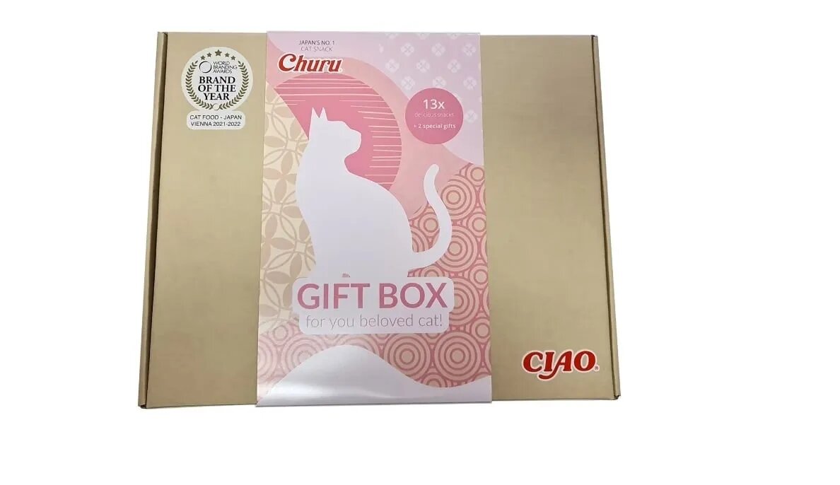 Inaba Gift Box Pui și Ton cutie recompense pisici 250g
