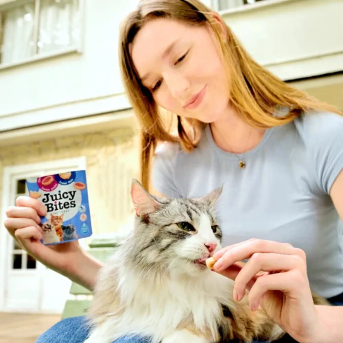 Inaba Juicy Bites Scoici și Crab plic recompense fără cereale pisici 33.9g