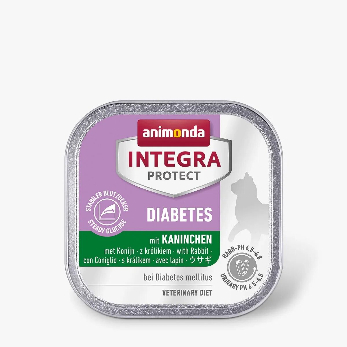 Integra Protect Diabetes Iepure dietă veterinară tăviță hrană umedă fără cereale pisici diabet (în aspic) 100g