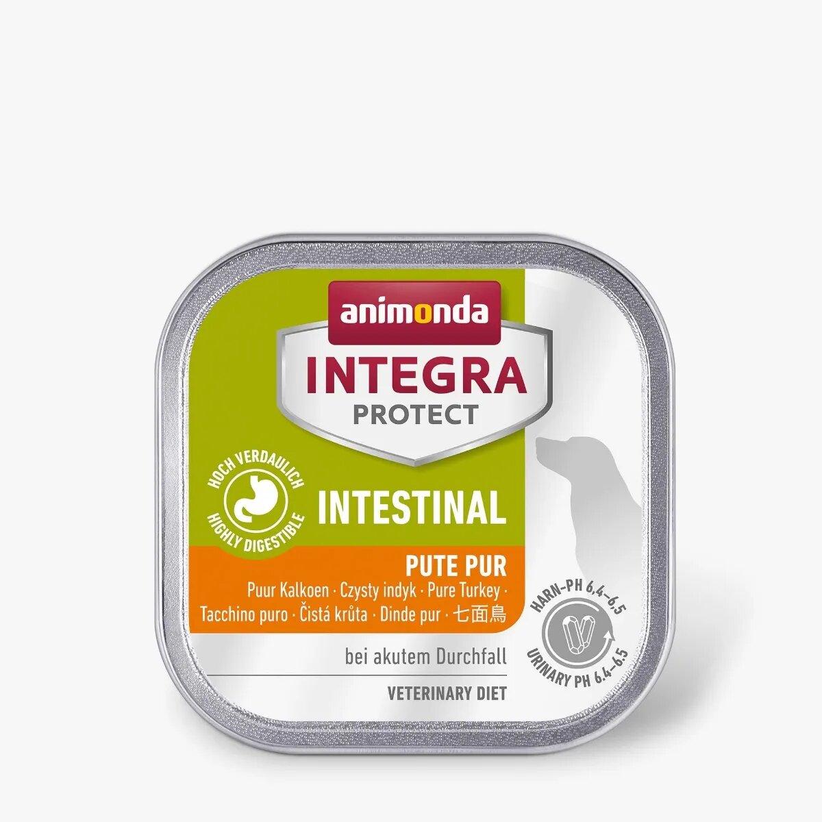 Integra Protect Intestinal XS-S Curcan dietă veterinară tăviță hrană umedă câini sistem digestiv (în aspic) 150g