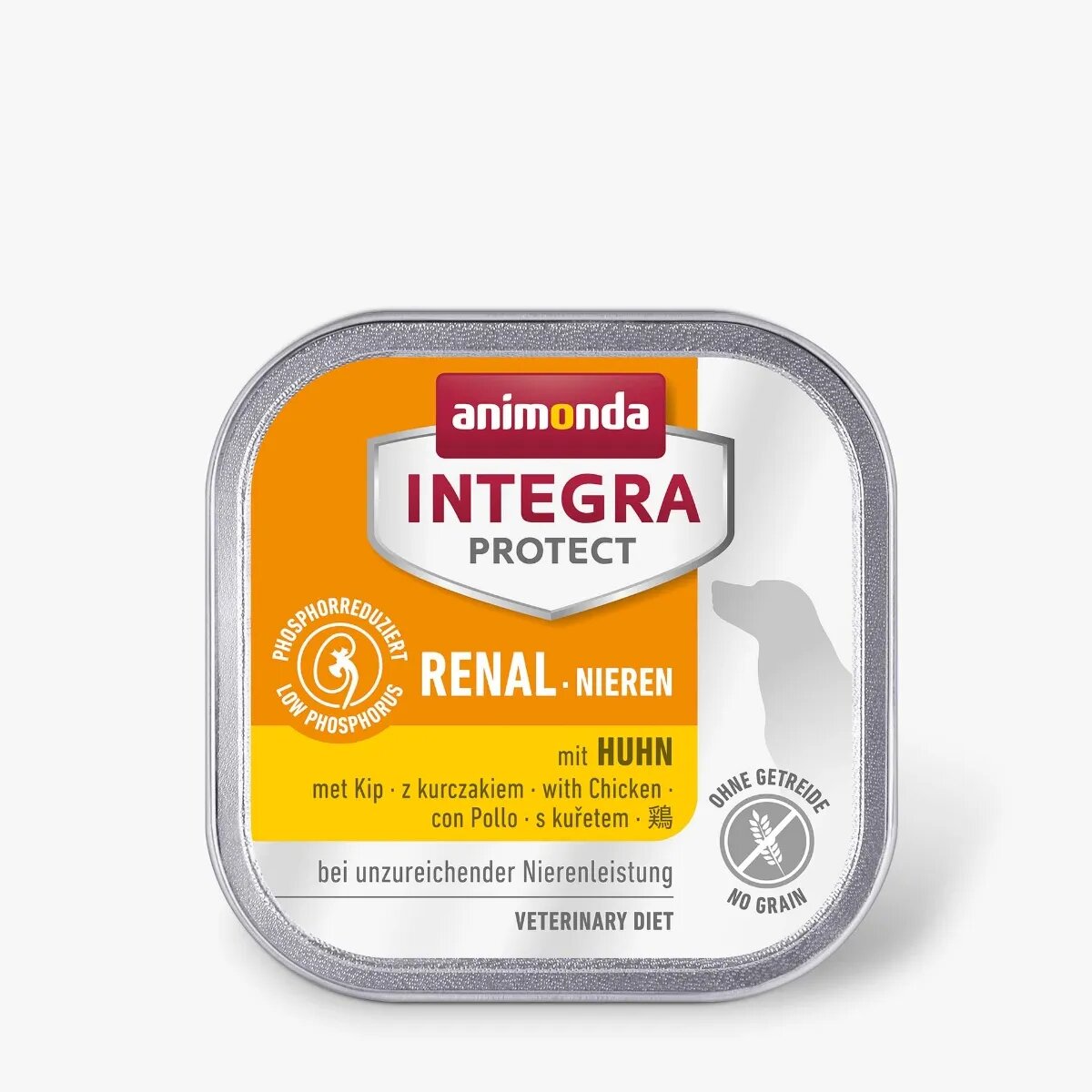 Integra Protect Renal XS-M Pui dietă veterinară tăviță hrană umedă câini sistem renal (în aspic) 150g