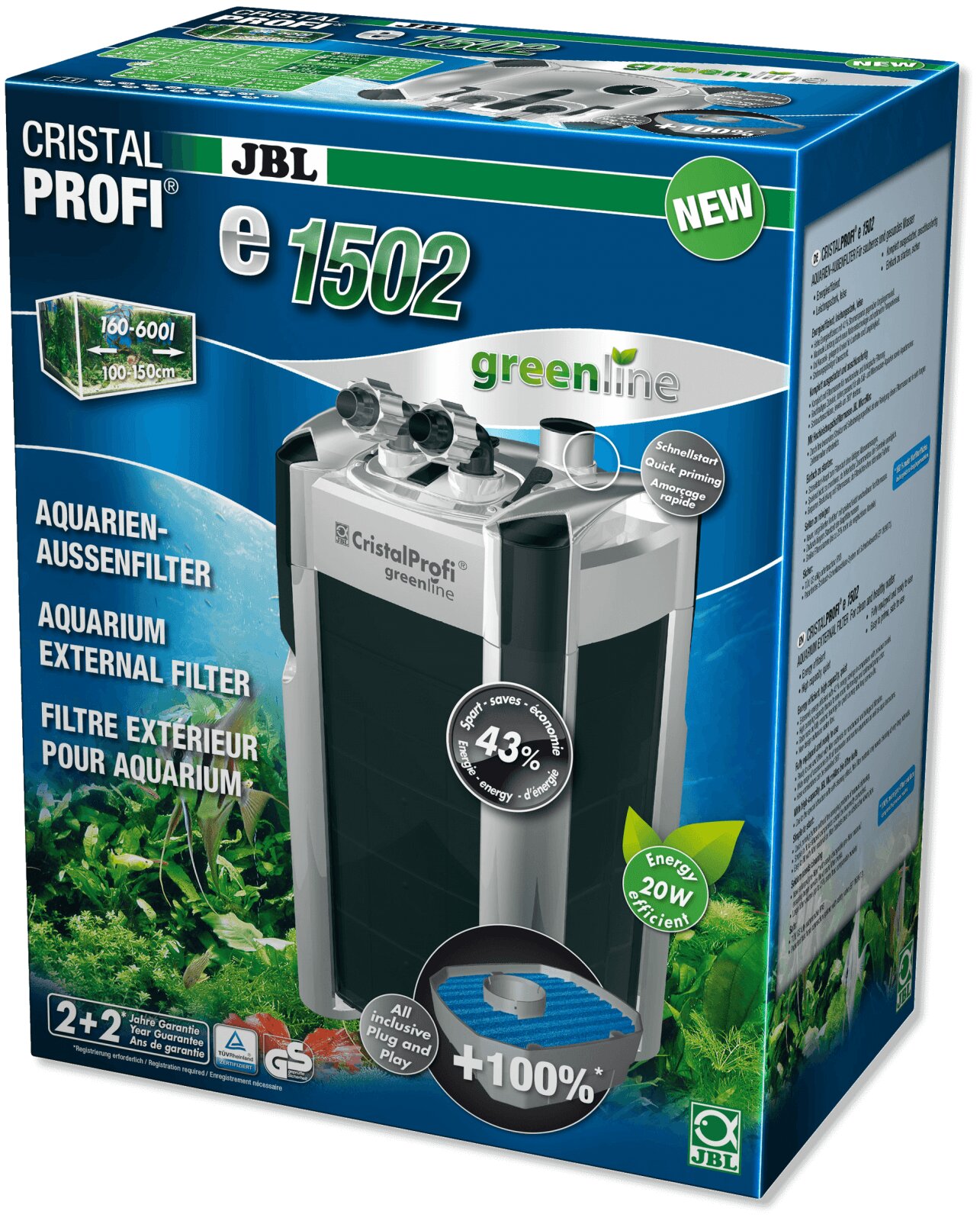 JBL CristalProfi greenline CristalProfi e1502 greenline