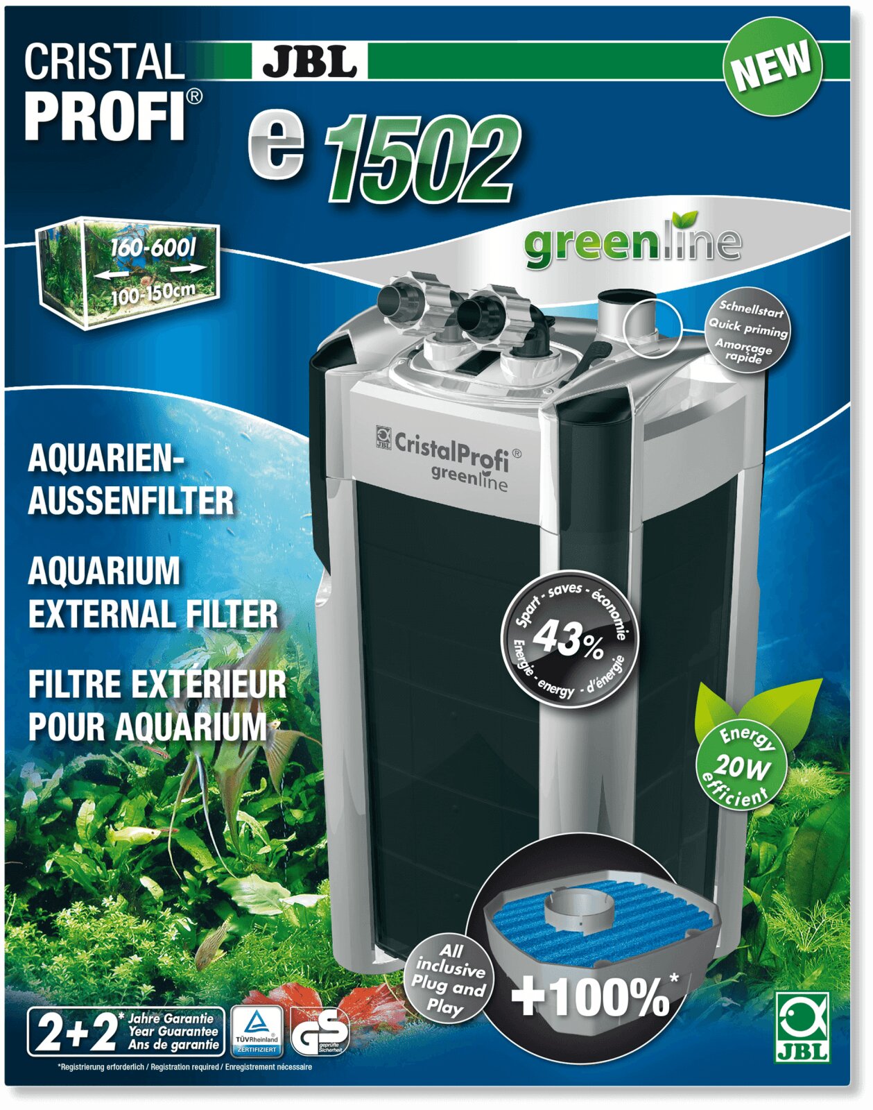 JBL CristalProfi greenline CristalProfi e1502 greenline