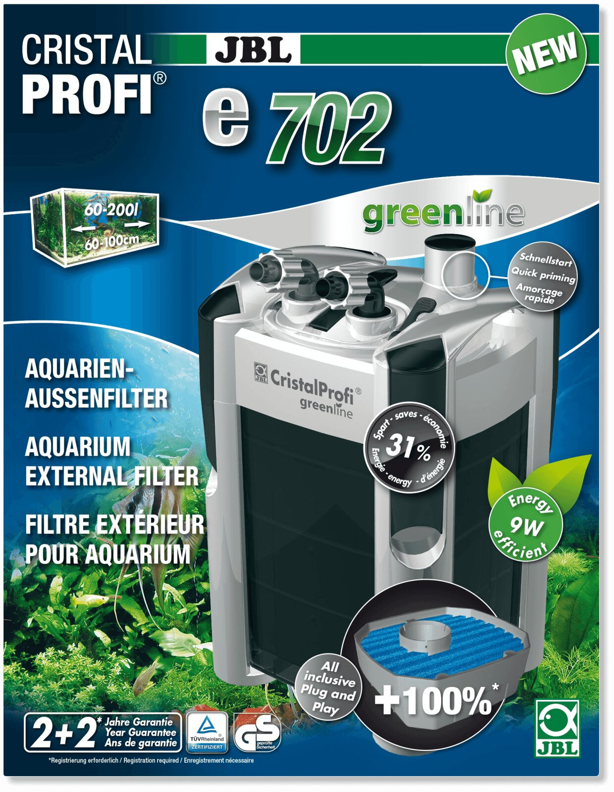 JBL CristalProfi greenline CristalProfi e702 greenline