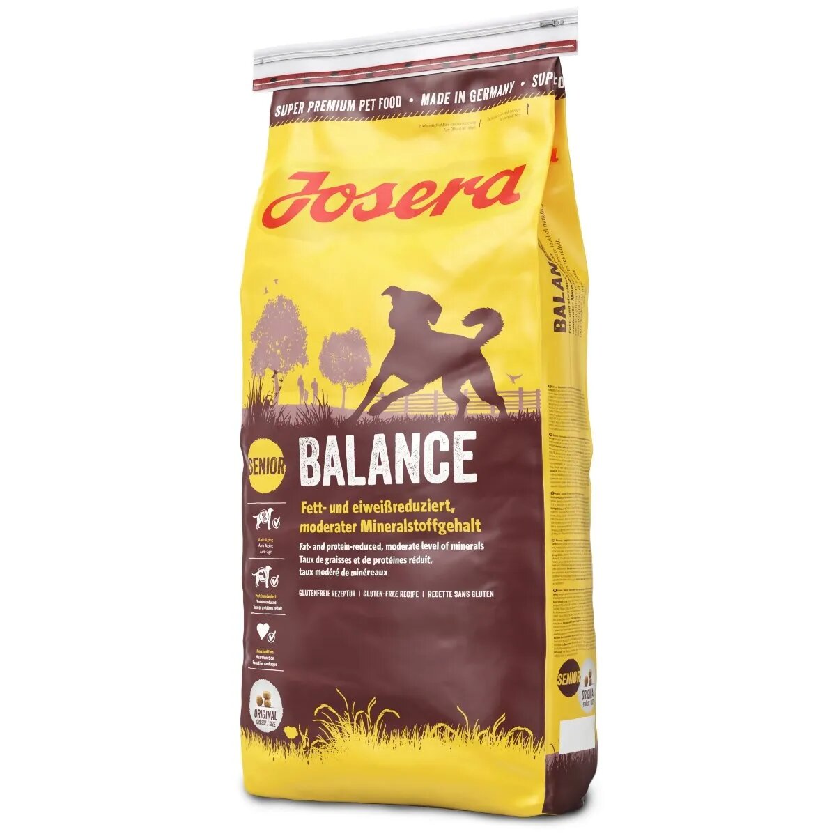 Josera Balance XS-XL Pasăre hrană uscată câini senior obezitate 15kg