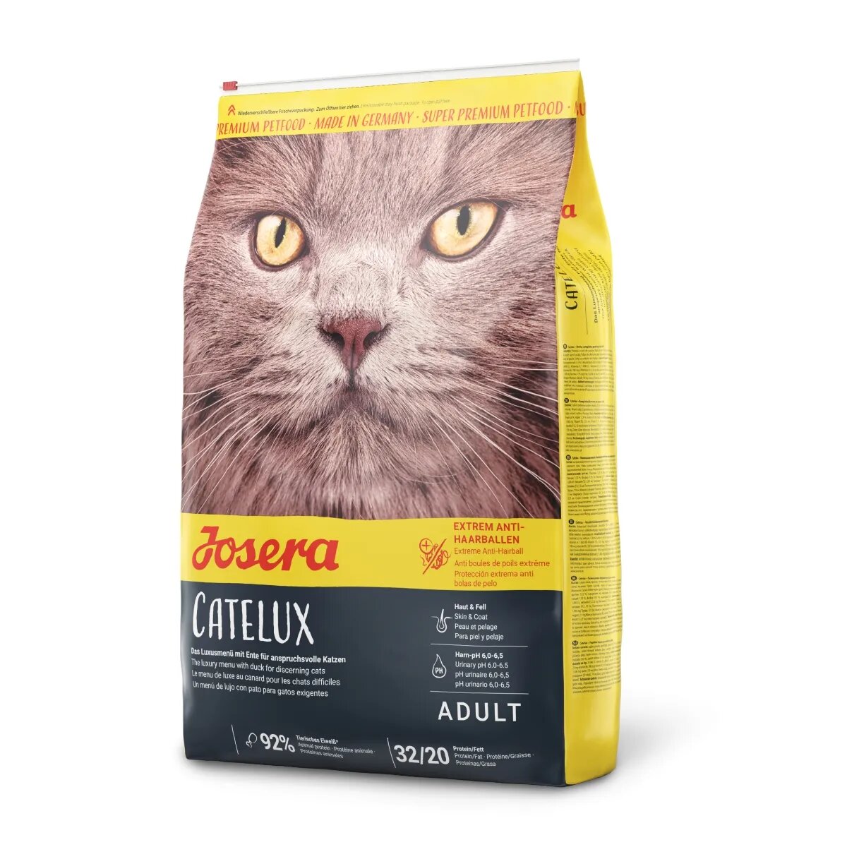 Josera Catelux Rață hrană uscată pisici limitarea ghemurilor de blană 10kg