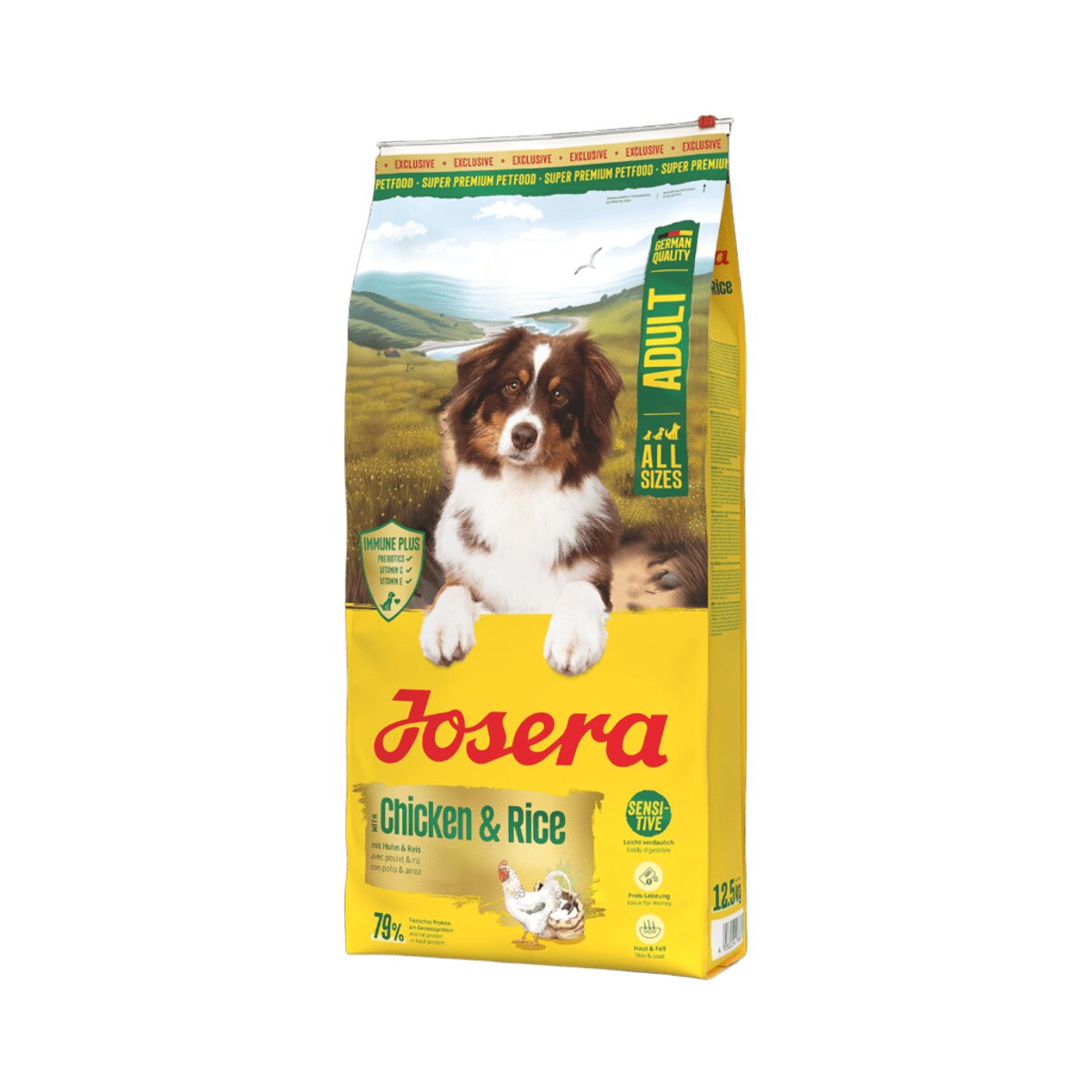 Josera Chicken & Rice XS-XL Pui și Orez hrană uscată câini 12.5kg