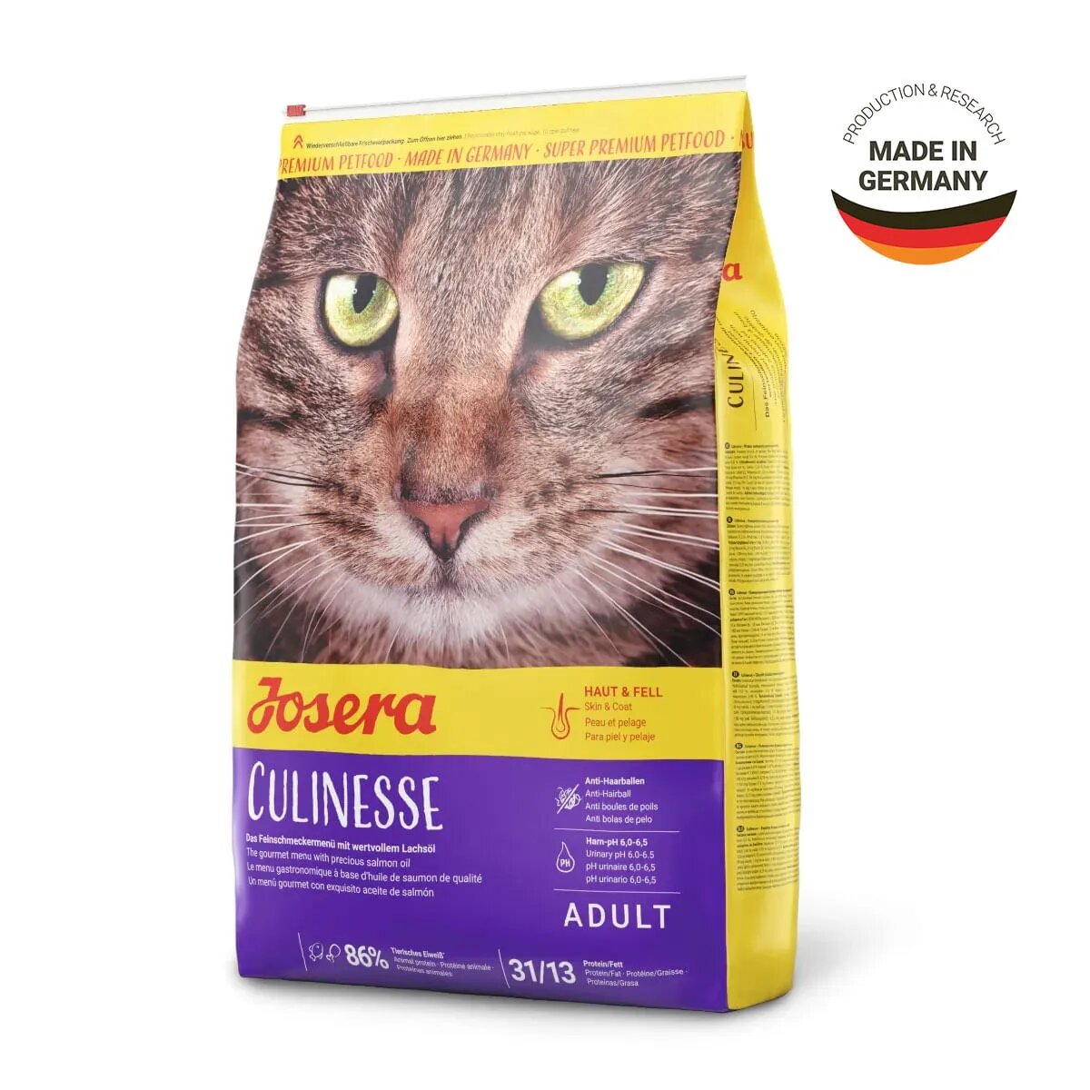 Josera Culinesse Somon hrană uscată pisici apetit capricios piele & blana 10kg