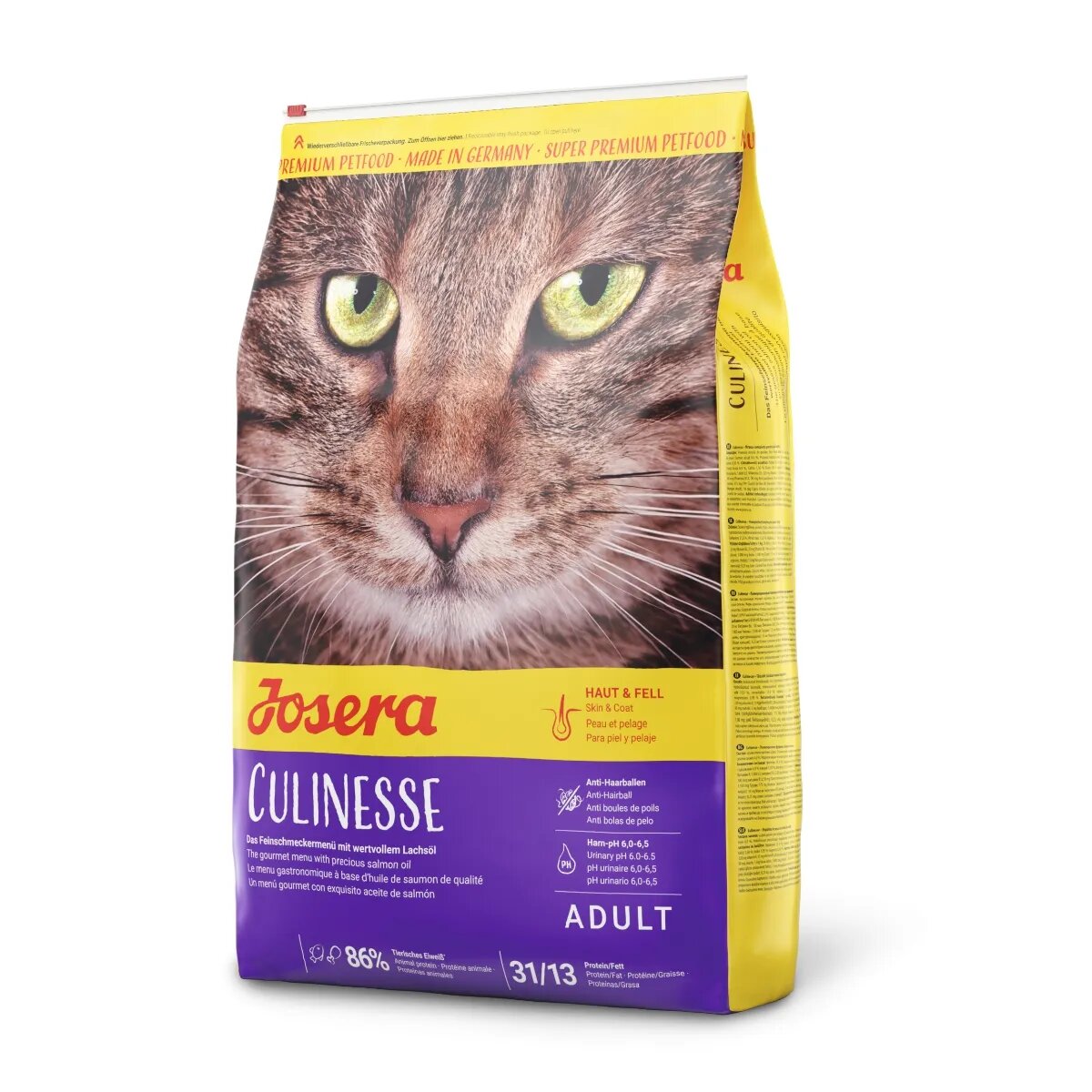Josera Culinesse Somon hrană uscată pisici apetit capricios piele & blana 4.25kg