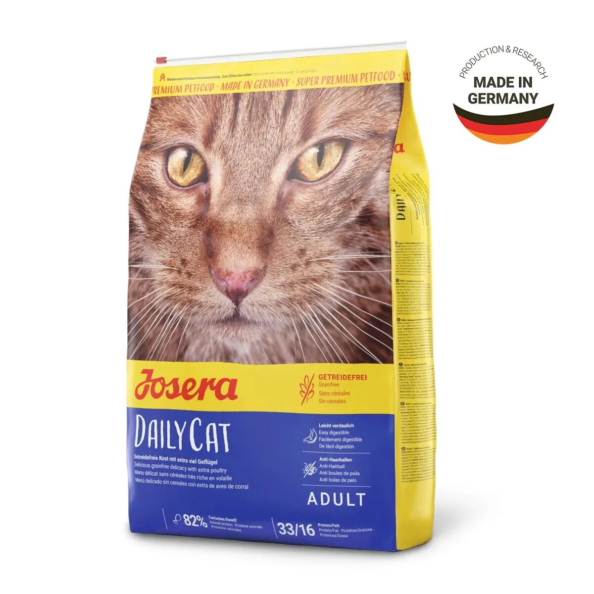 Josera Dailycat Pui hrană uscată fără cereale pisici 4.25kg