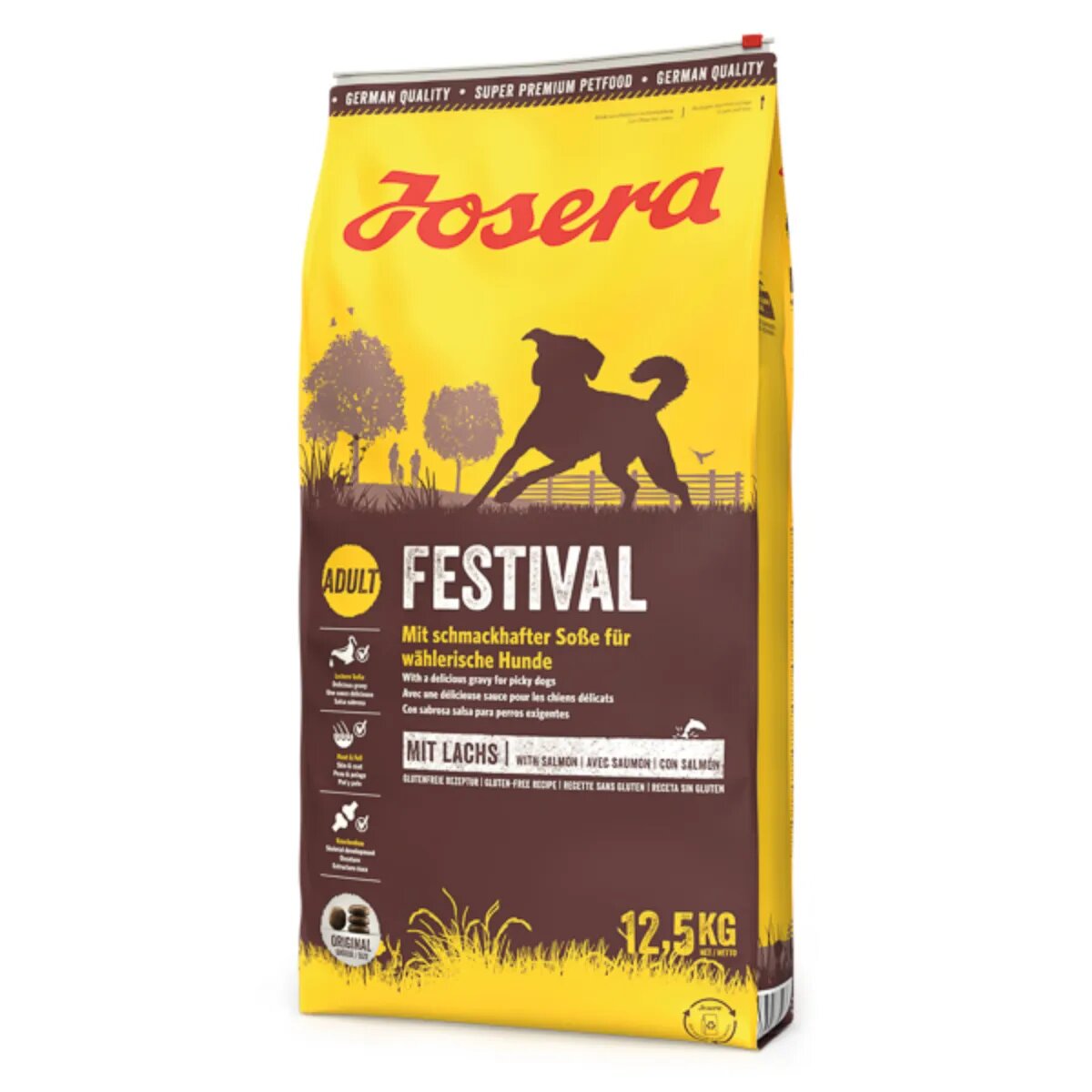 Josera Festival XS-XL Pasăre și Somon hrană uscată câini 12.5kg