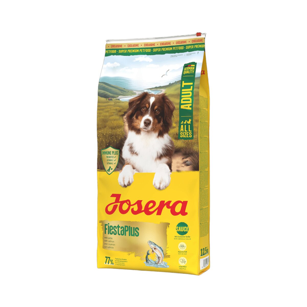 Josera FiestaPlus XS-XL Somon hrană uscată câini apetit capricios 12.5kg