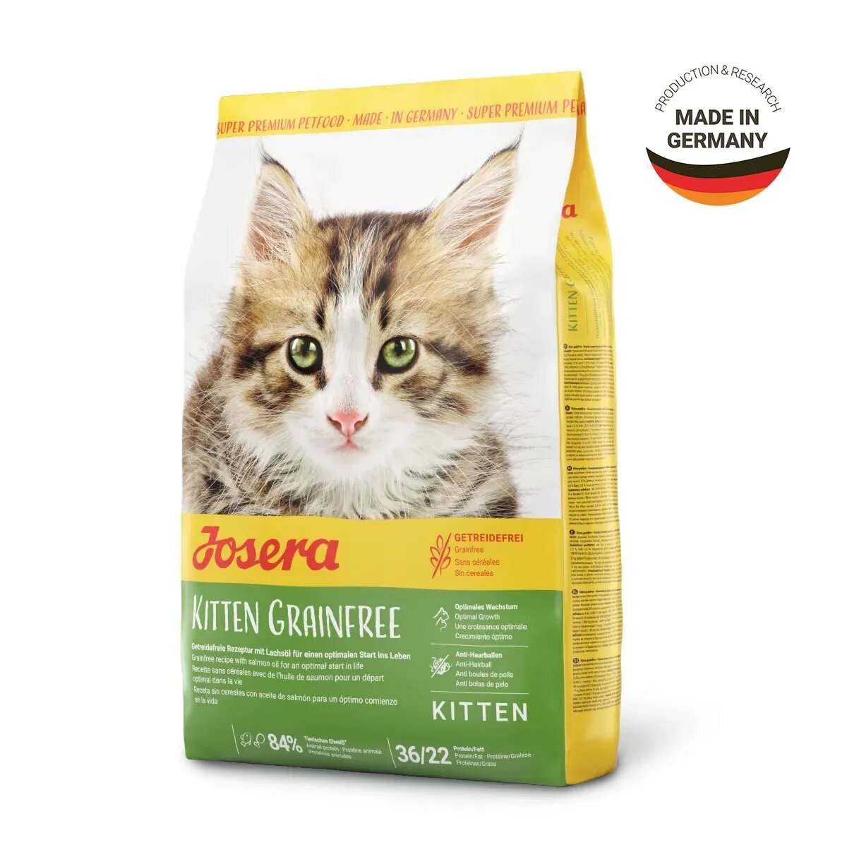 Josera Kitten Grainfree Somon hrană uscată fără cereale pisici junior 10kg