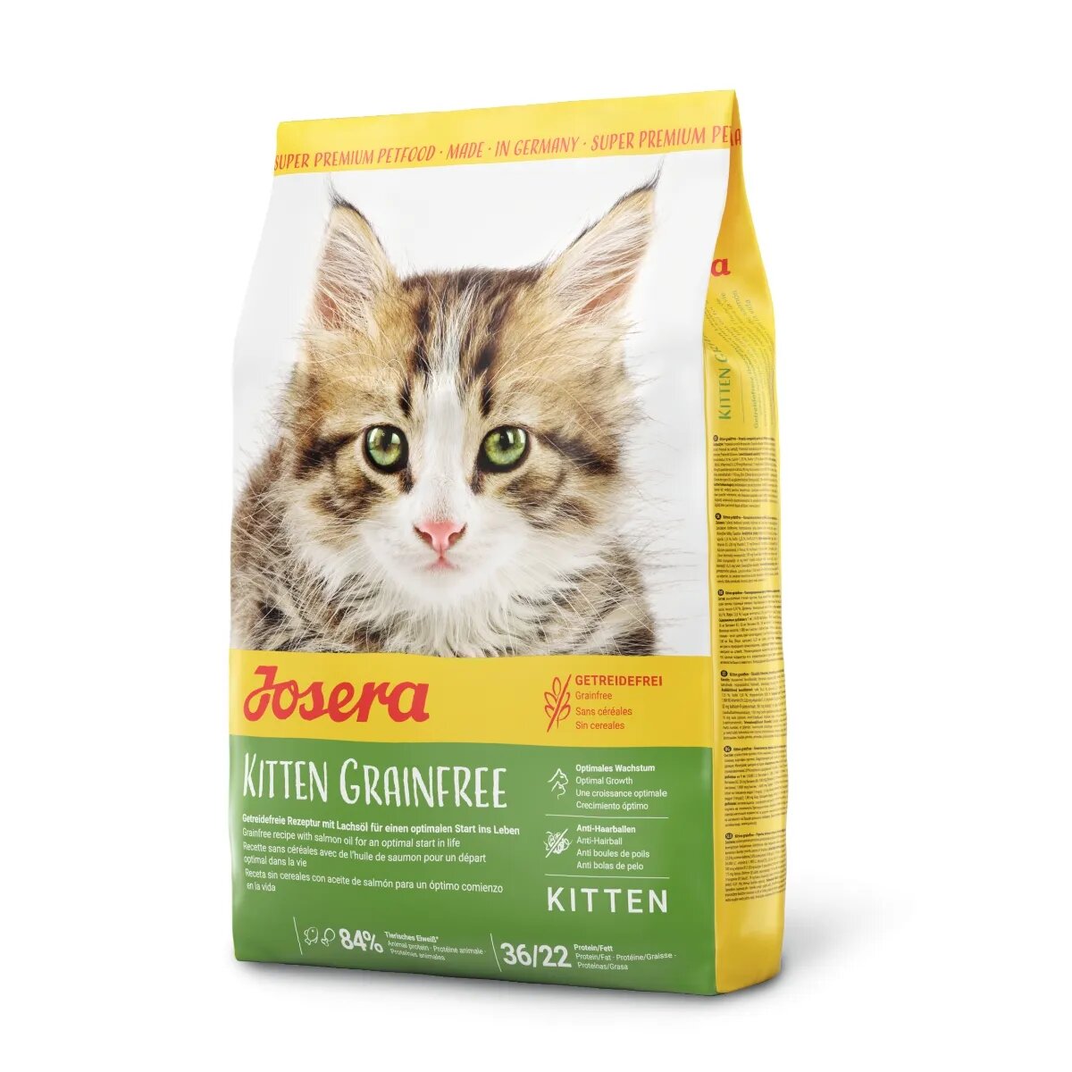 Josera Kitten Grainfree Somon hrană uscată fără cereale pisici junior 2kg