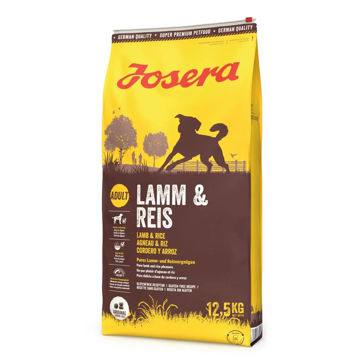 Josera Lamb & Rice XS-XL Miel și Orez hrană uscată câini 12.5kg