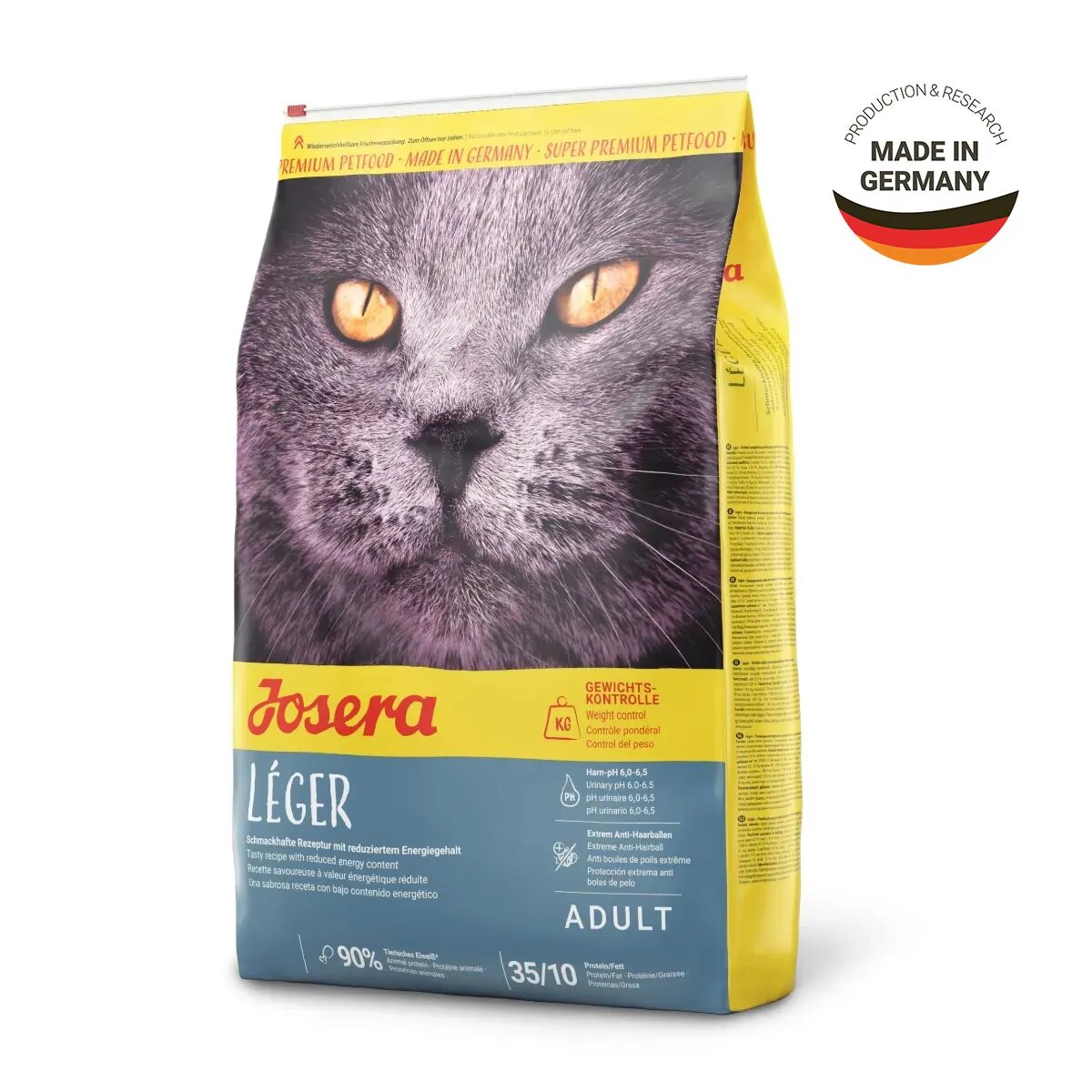 Josera Leger Pui hrană uscată pisici metabolism (Obezitate Si Diabet) Leger Pui hrană uscată pisici managementul greutății 10kg