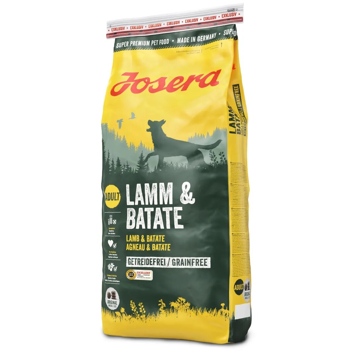 Josera Miel & Cartof Dulce XS-XL Miel hrană uscată fără cereale câini piele & blană 15kg