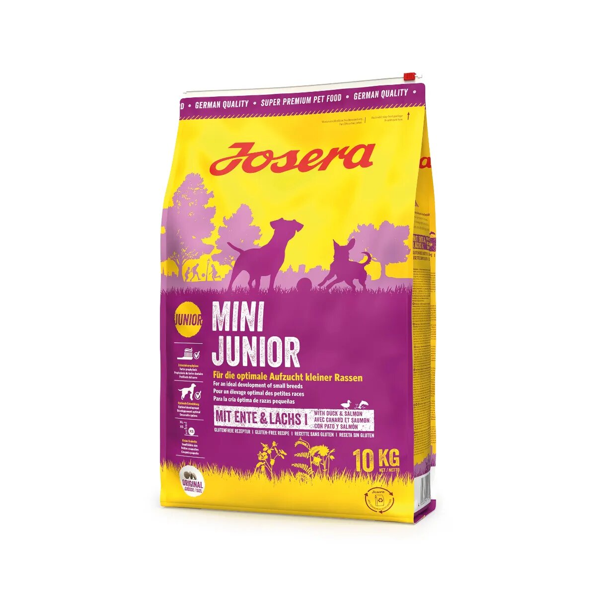 Josera Mini Junior XS-S Rață și Somon hrană uscată câini junior 10kg