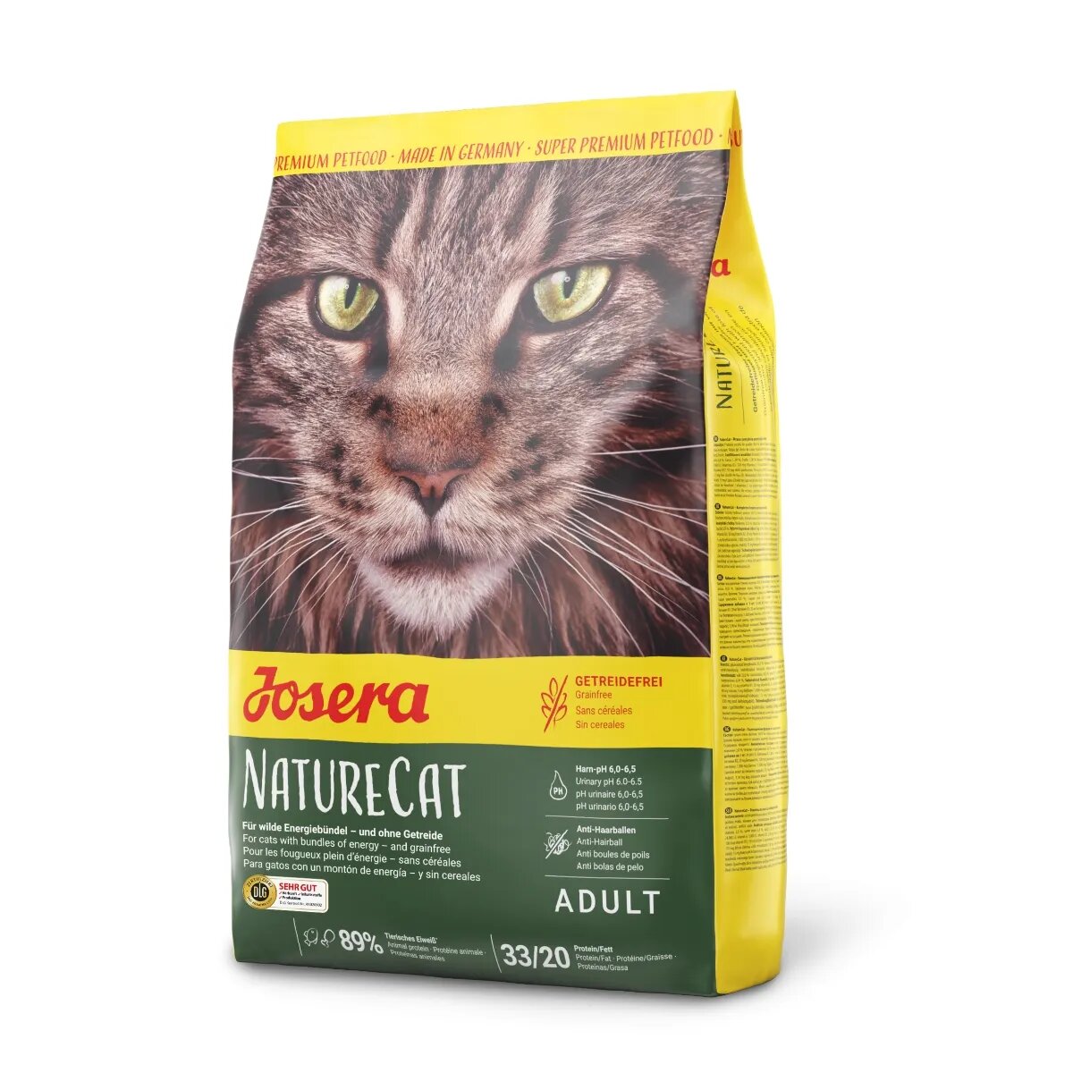 Josera Naturecat Pui și Somon hrană uscată fără cereale pisici 2kg