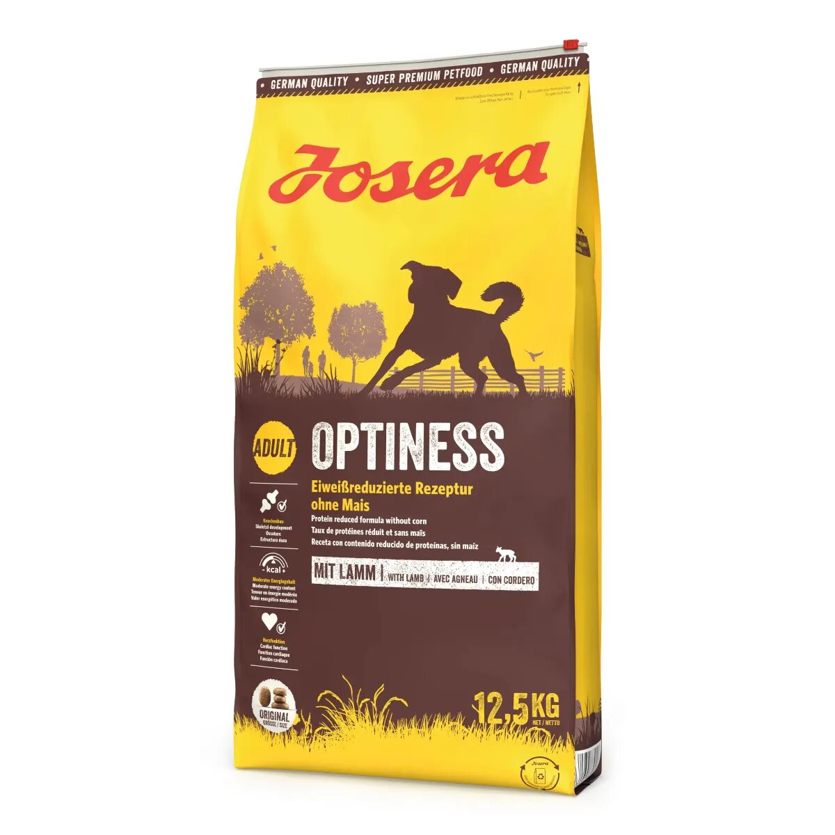 Josera Optiness M-XL Pasăre hrană uscată câini apetit capricios 12.5kg