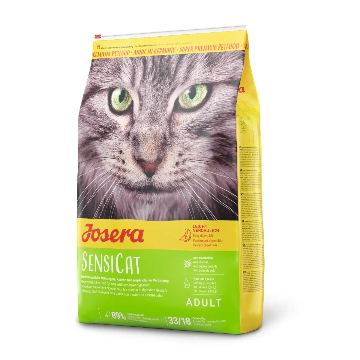 Josera Sensicat Pui hrană uscată pisici sistem digestiv & probiotice 2kg