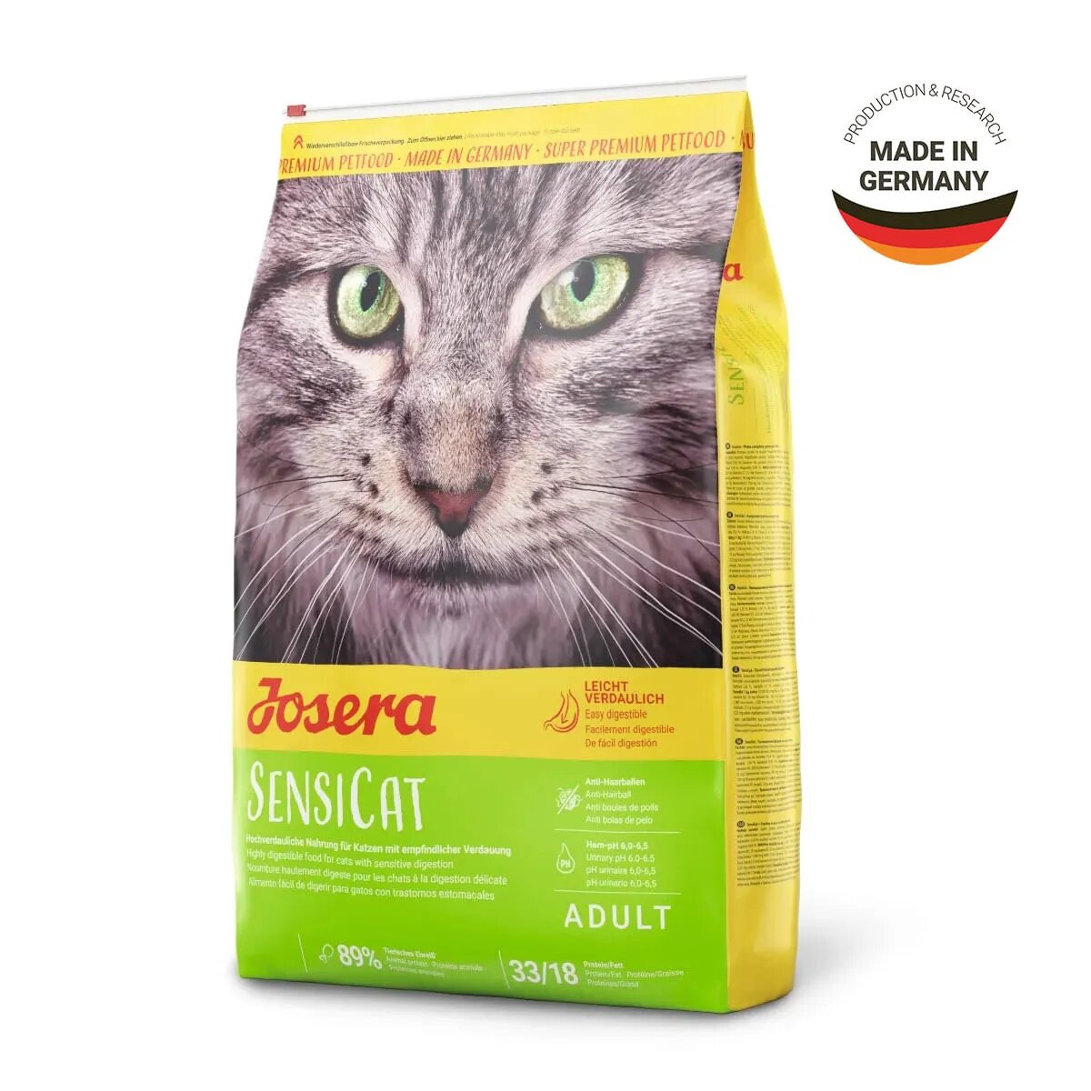 Josera Sensicat Pui hrană uscată pisici sistem digestiv & probiotice10kg