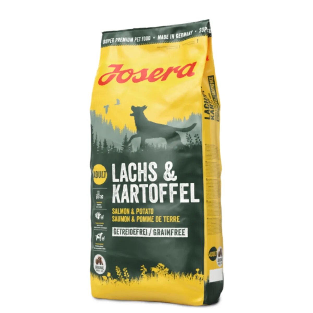 Josera Somon & Cartofi XS-XL Somon hrană uscată fără cereale câini senior 15kg
