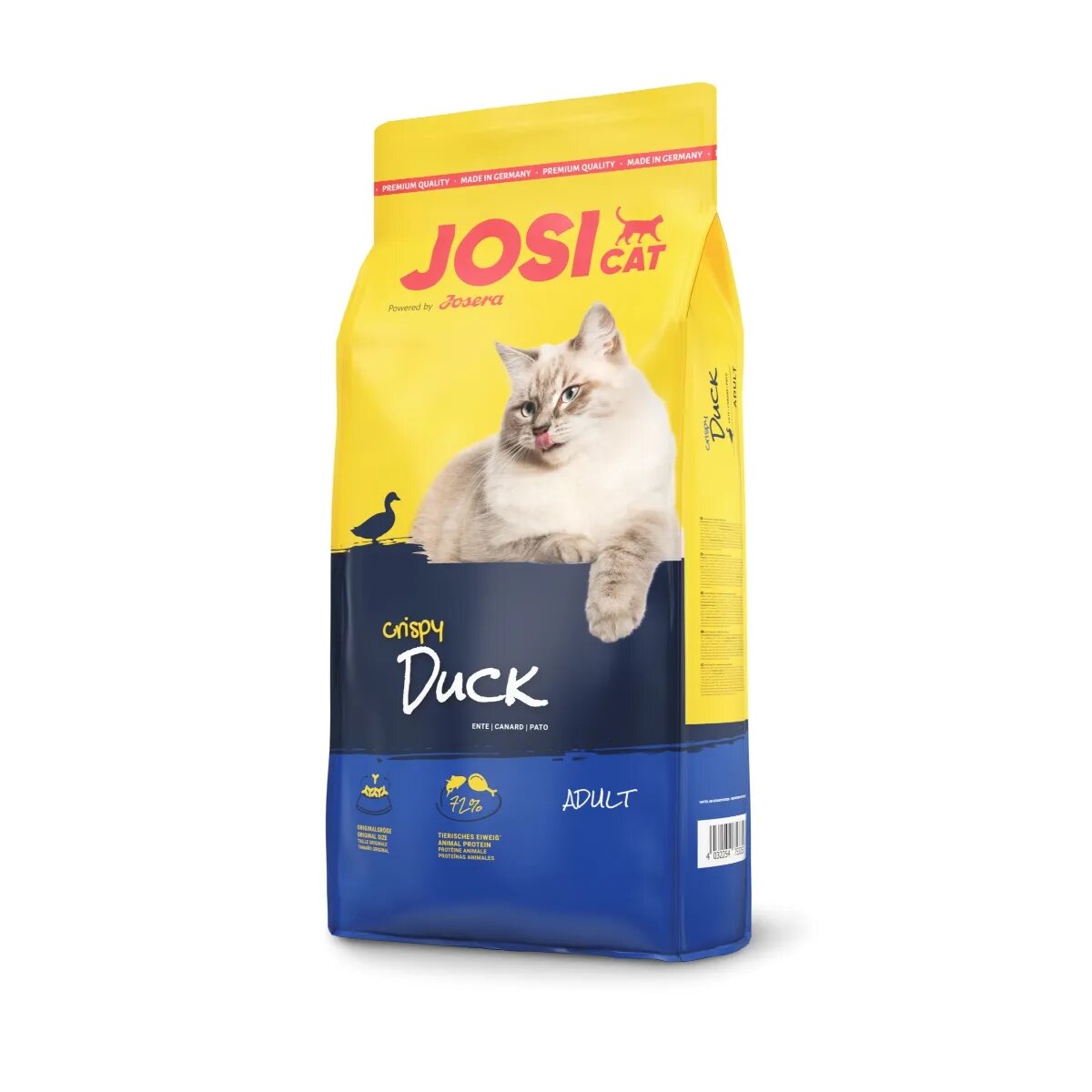 Josicat Crispy Rață hrană uscată pisici 10kg
