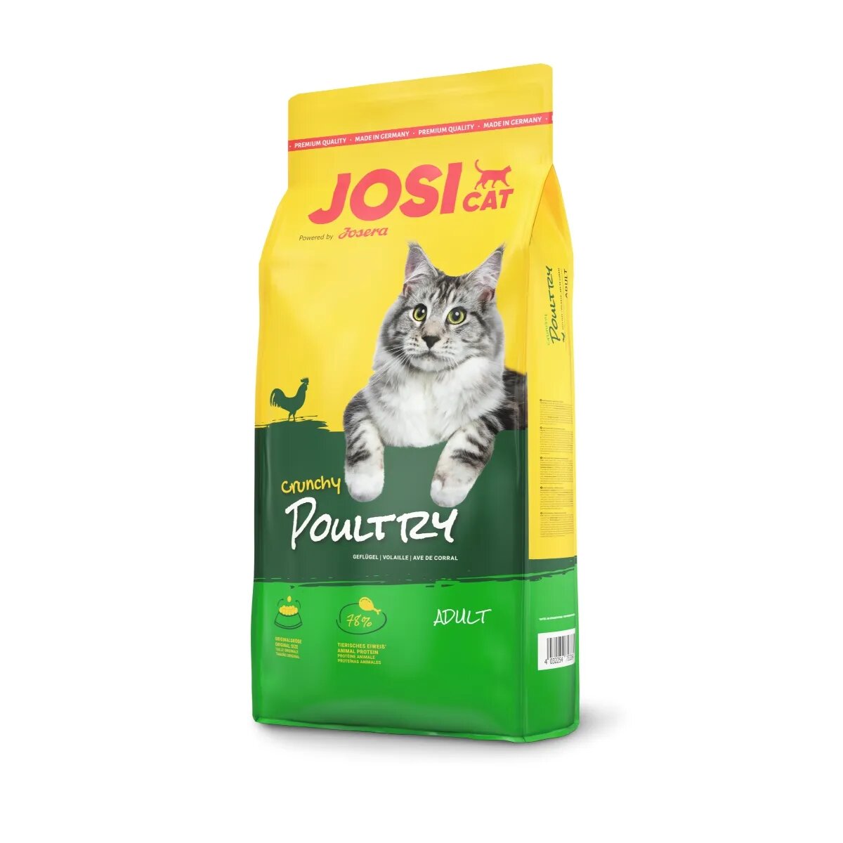 Josicat Crunchy Pui hrană uscată pisici 18kg