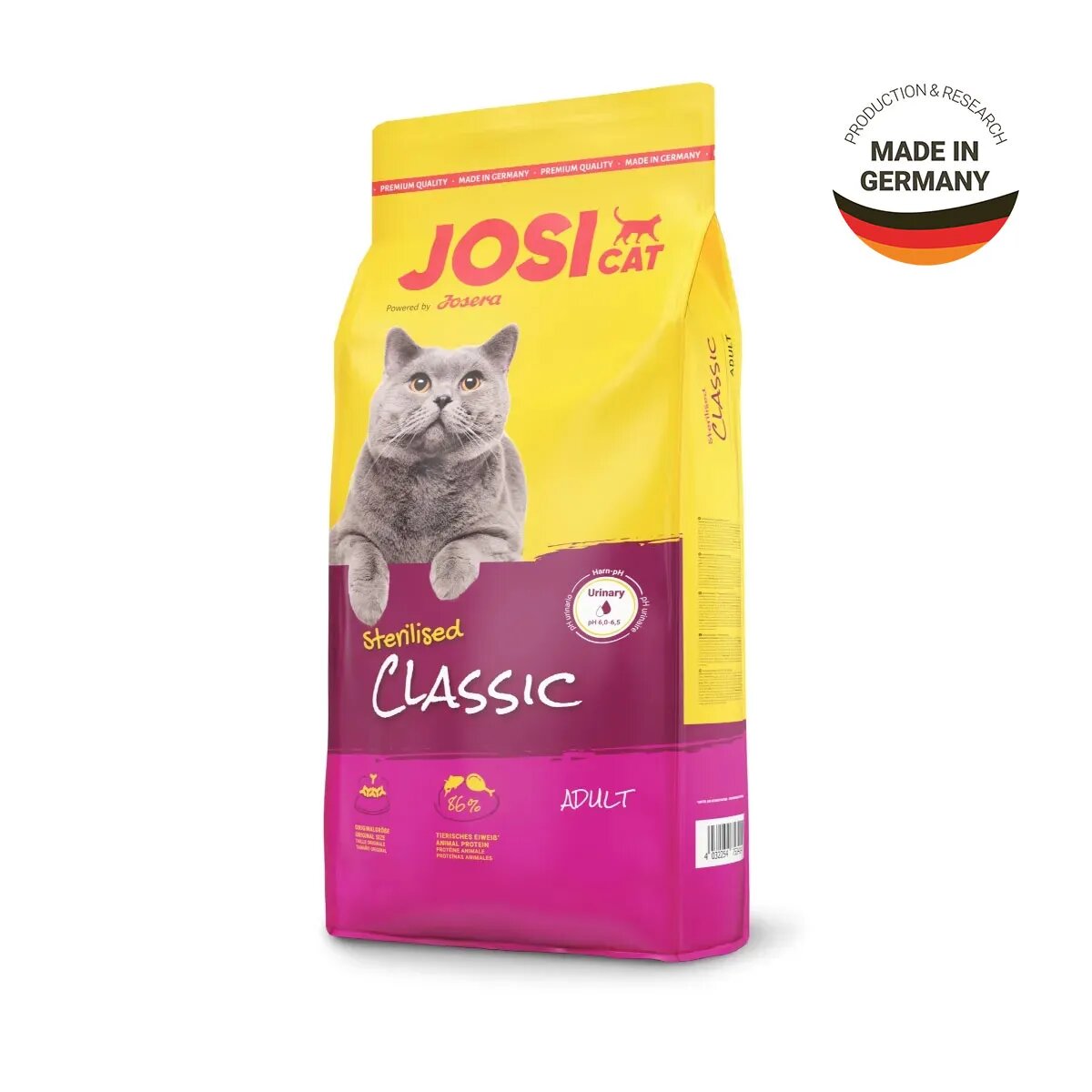Josicat Sterilised Pasăre hrană uscată pisici sterilizate 10kg