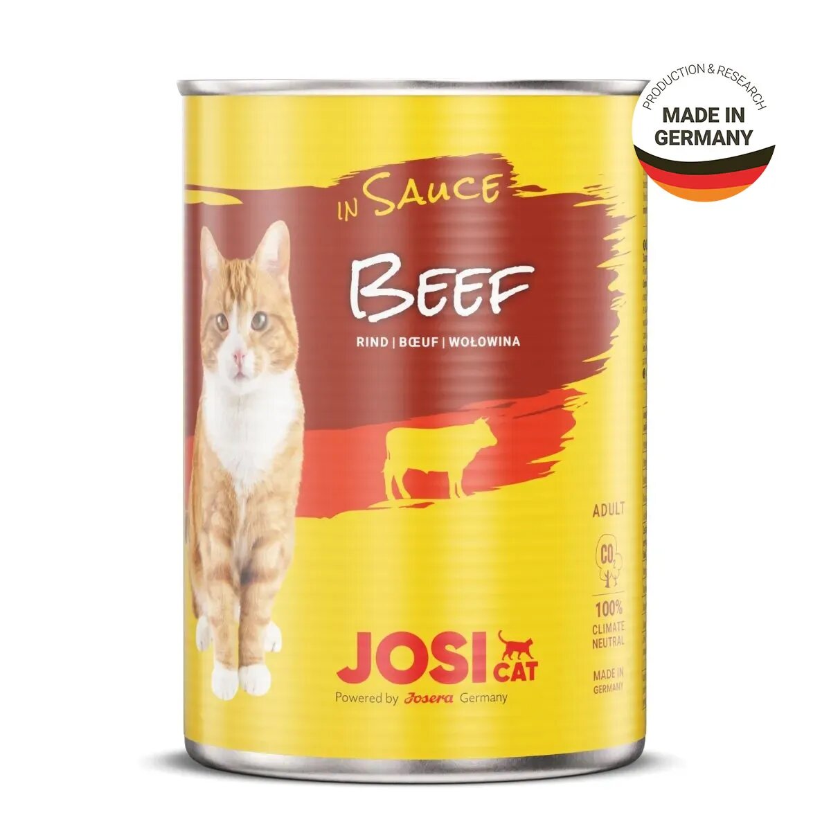 Josicat Vită conservă hrană umedă pisici (în sos) bax 415g x 12buc