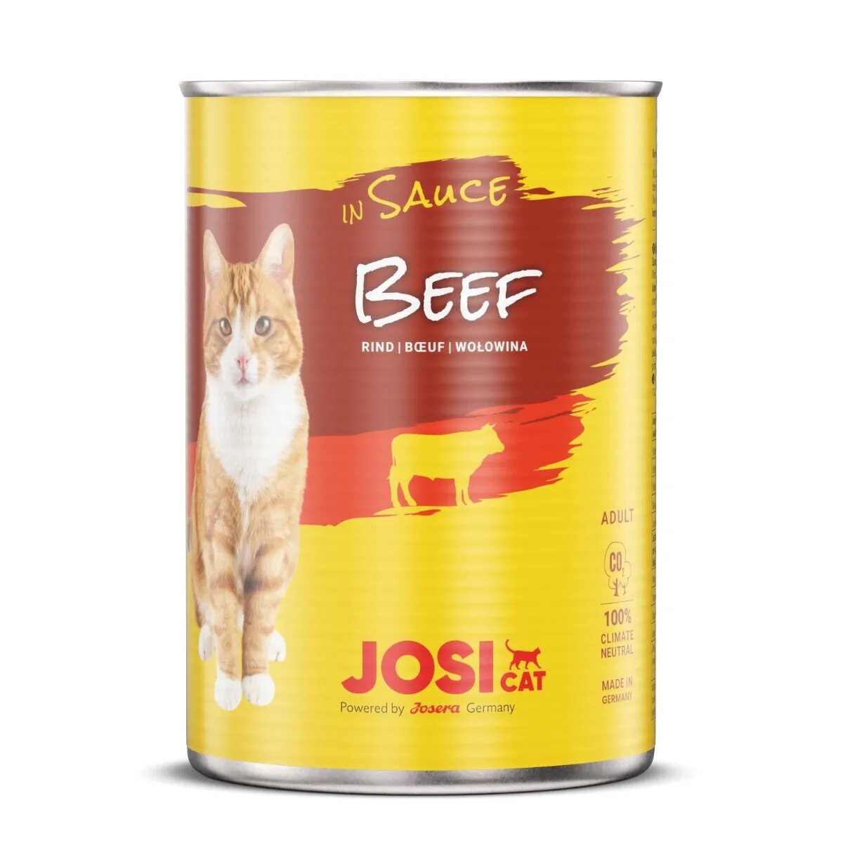 Josicat Vită conservă hrană umedă pisici (în sos) bax 415g x 12buc
