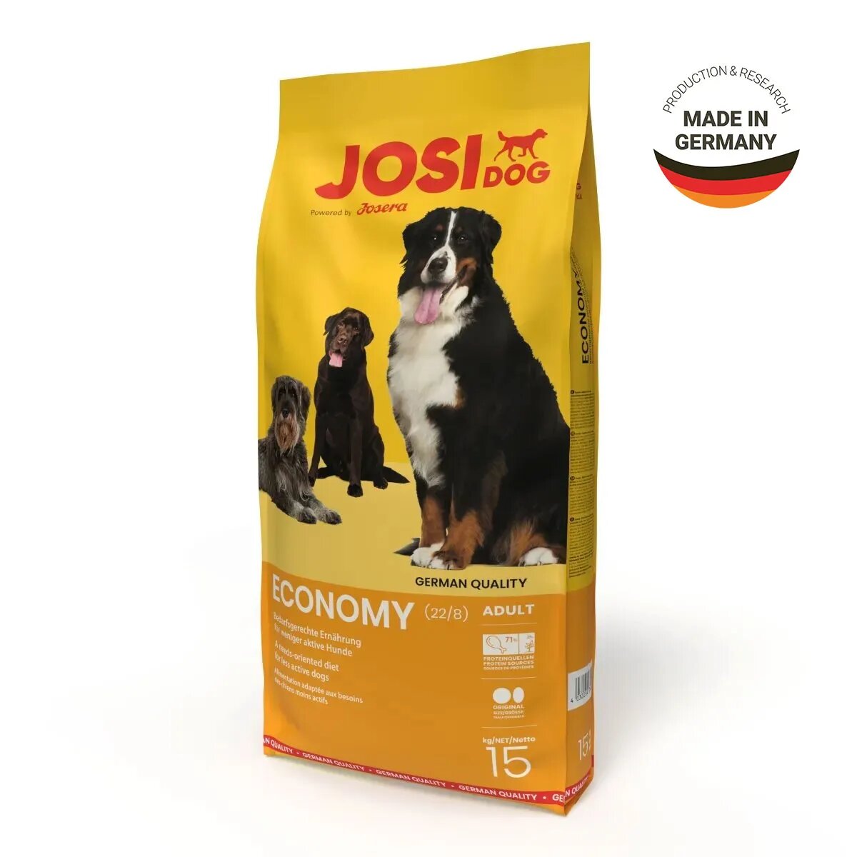 JOSIDOG Economy XS-XL Pasăre hrană uscată câini 15kg