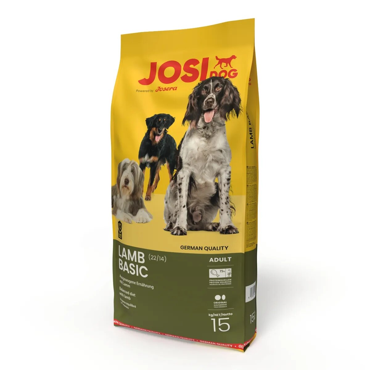 JOSIDOG Lamb Basic XS-XL Miel hrană uscată câini 15kg