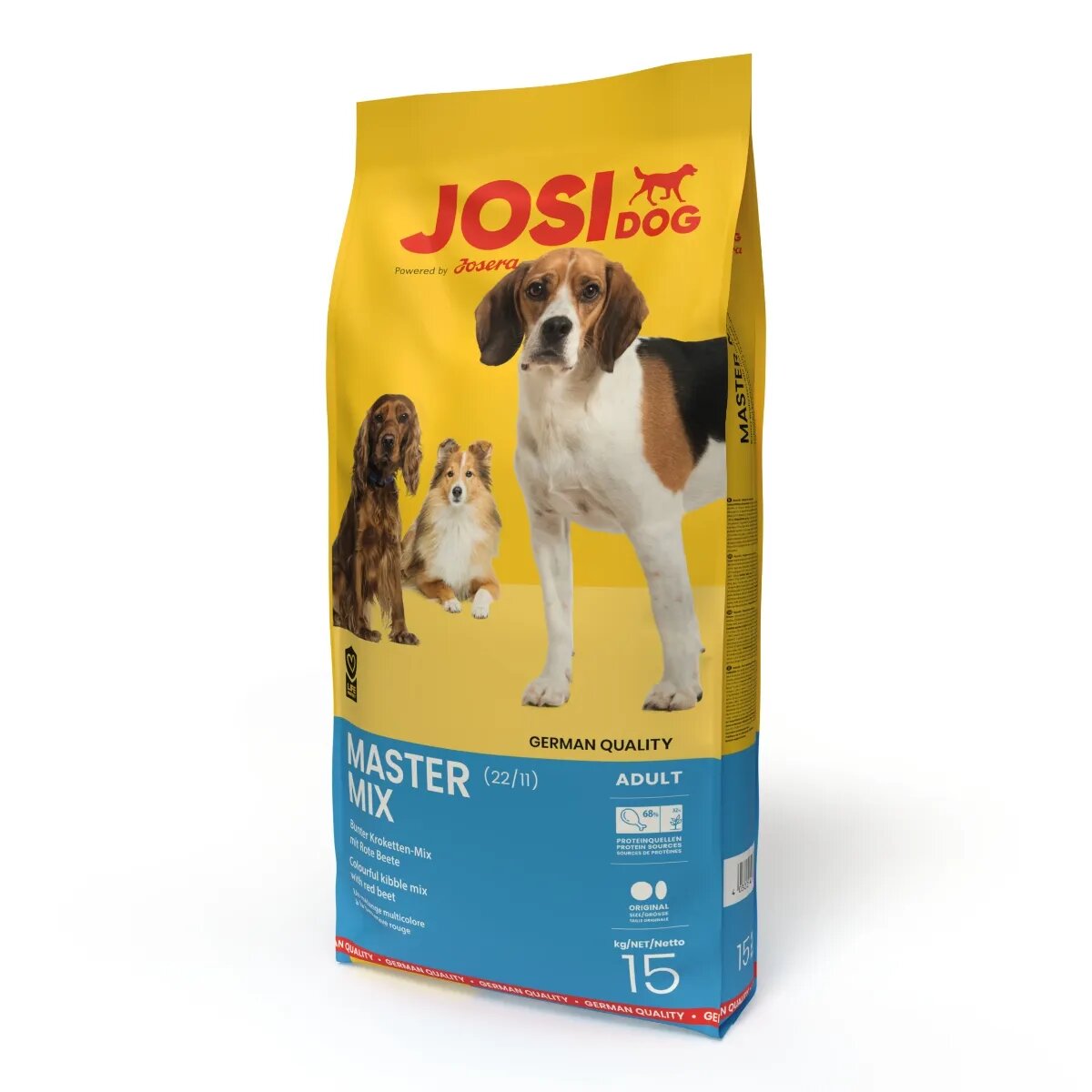 JOSIDOG Master Mix XS-XL Pasăre hrană uscată câini 15kg